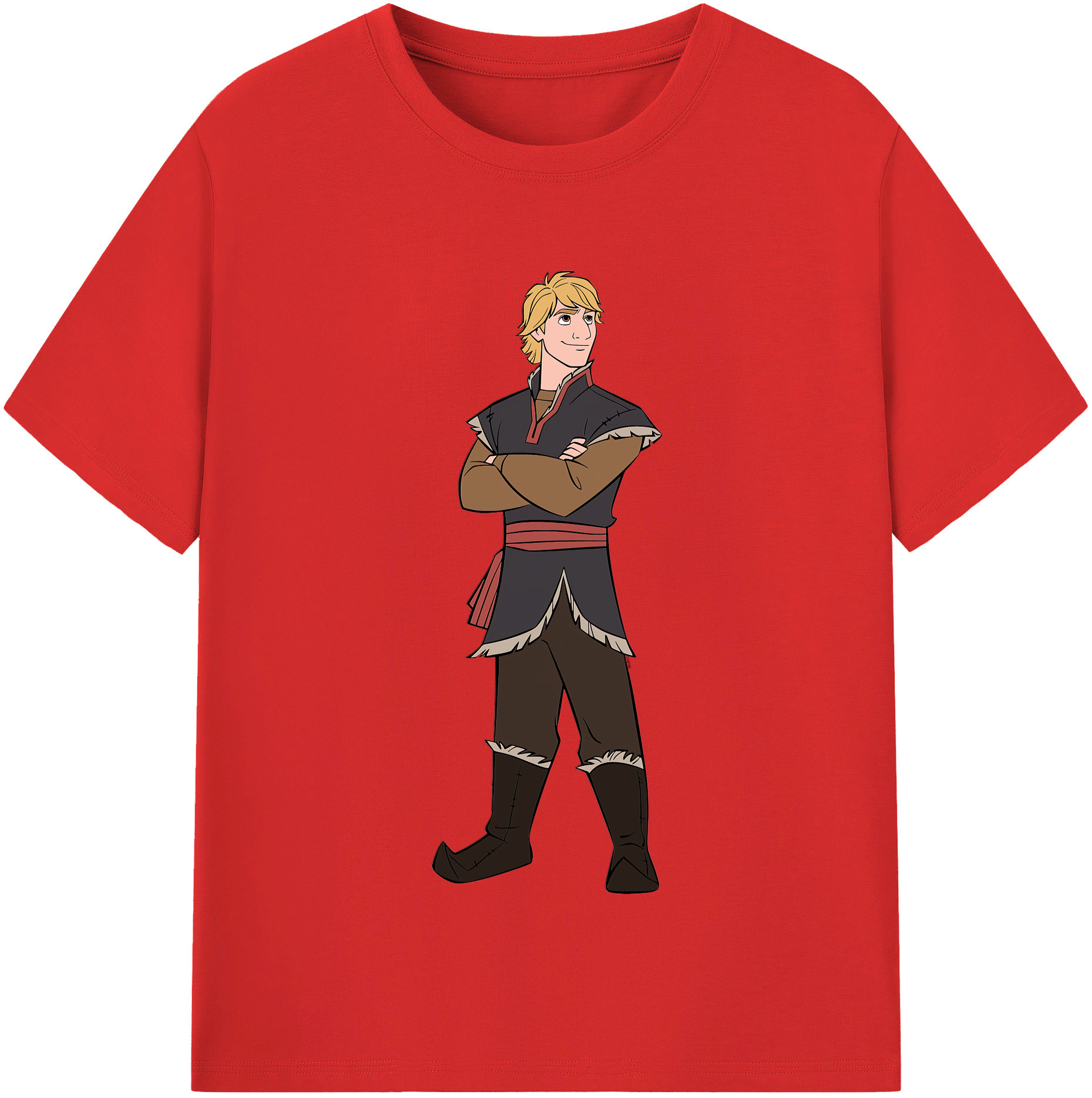 （画像用） アナと雪の女王 アンナ エルサ Frozen Anna Elsa レディースカジュアルプリントTシャツ（綿100％）