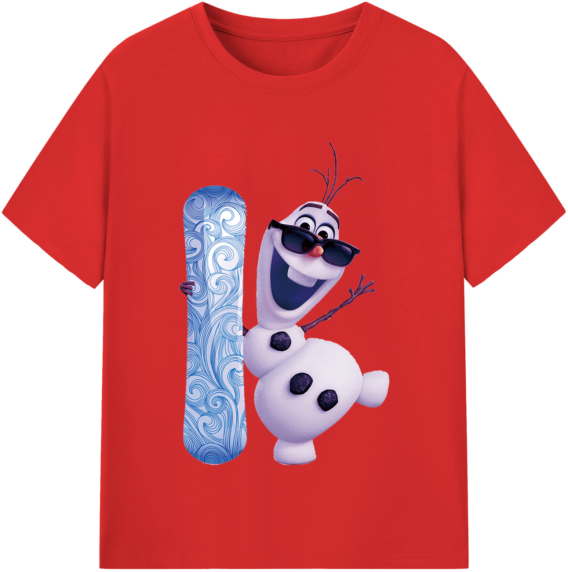 （画像用） アナと雪の女王 アンナ エルサ Frozen Anna Elsa レディースカジュアルプリントTシャツ（綿100％）