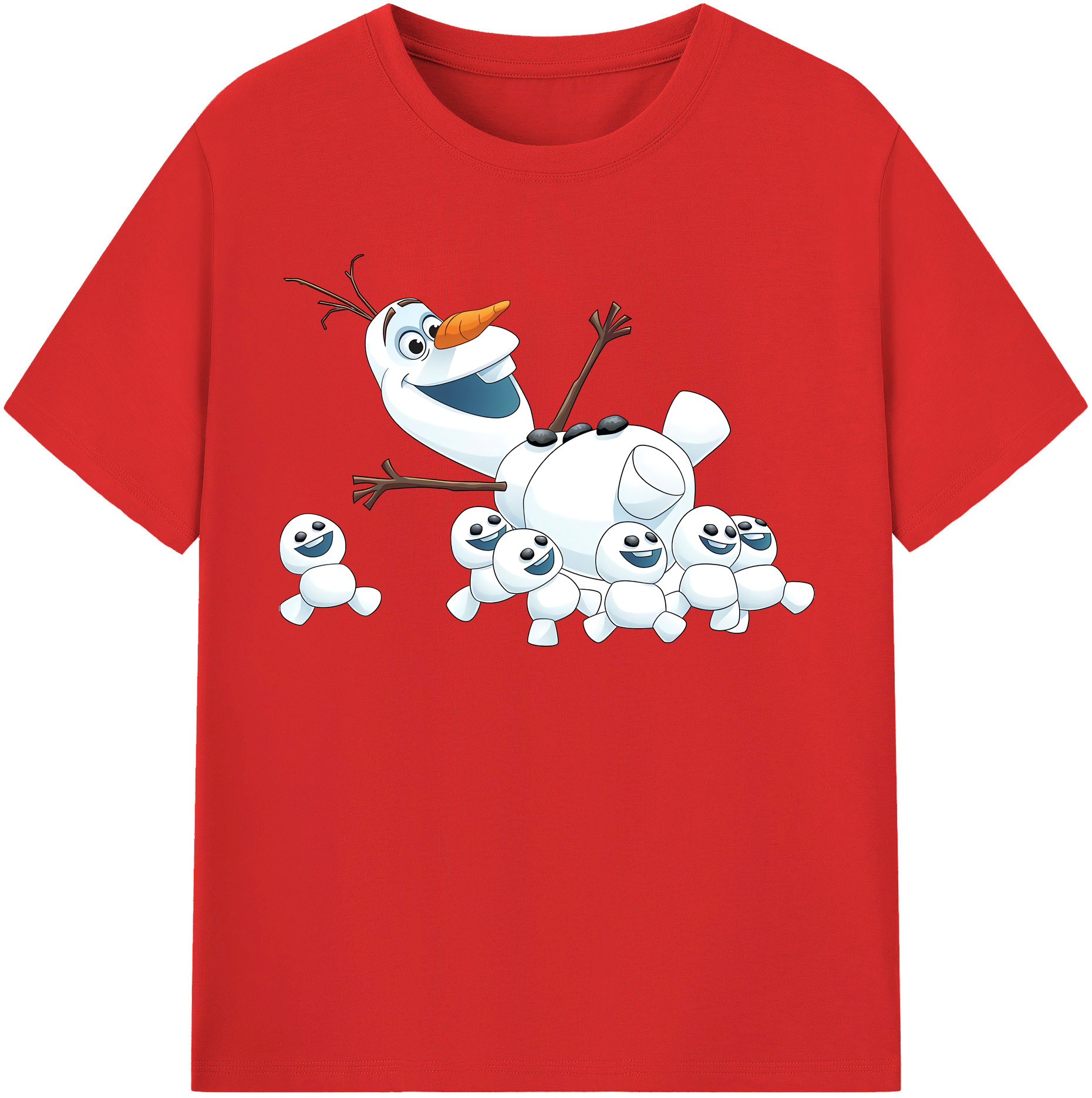 （画像用） アナと雪の女王 アンナ エルサ Frozen Anna Elsa レディースカジュアルプリントTシャツ（綿100％）