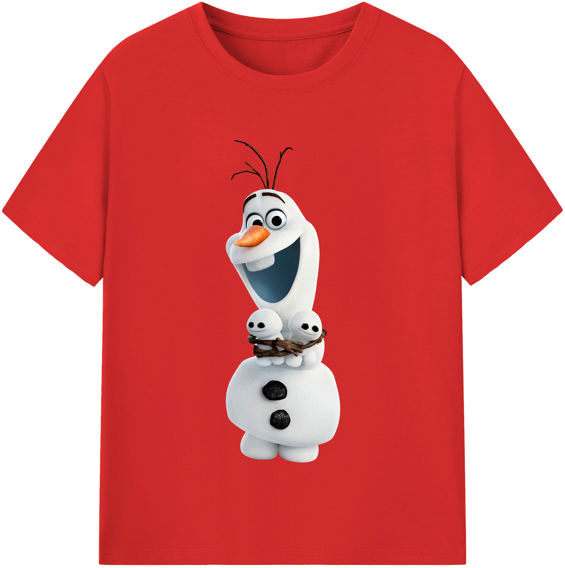（画像用） アナと雪の女王 アンナ エルサ Frozen Anna Elsa レディースカジュアルプリントTシャツ（綿100％）