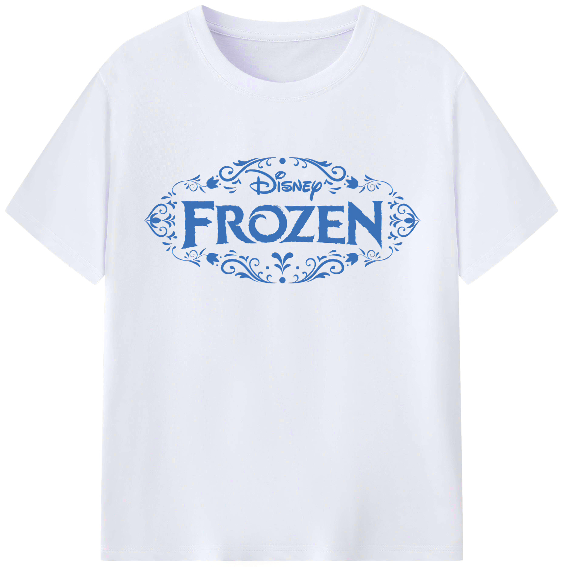 （画像用） アナと雪の女王 アンナ エルサ Frozen Anna Elsa レディースカジュアルプリントTシャツ（綿100％）