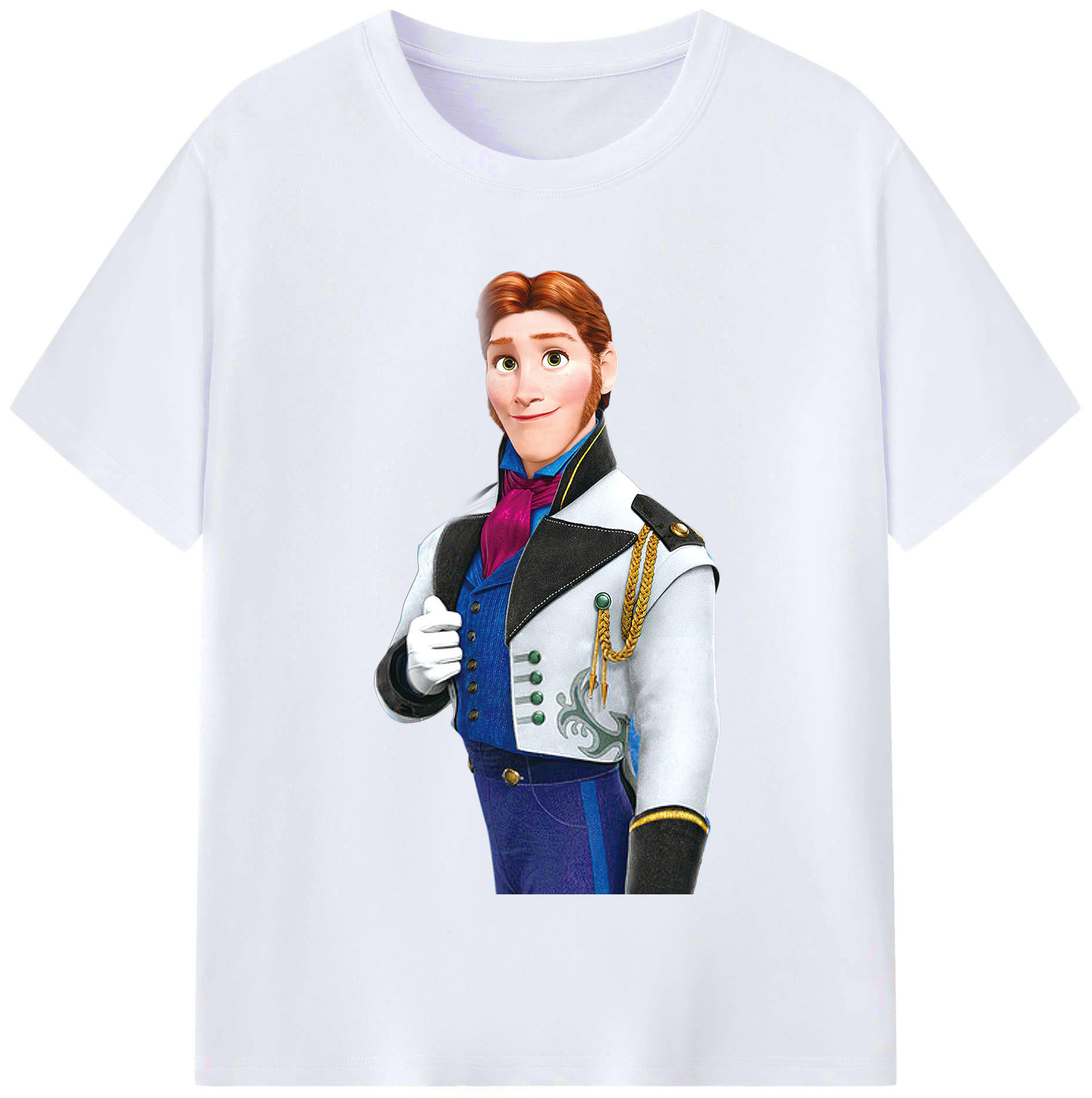（画像用） アナと雪の女王 アンナ エルサ Frozen Anna Elsa レディースカジュアルプリントTシャツ（綿100％）