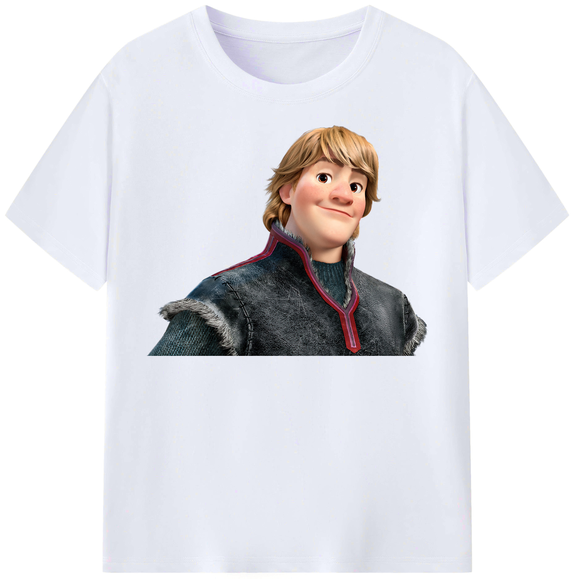 （画像用） アナと雪の女王 アンナ エルサ Frozen Anna Elsa レディースカジュアルプリントTシャツ（綿100％）