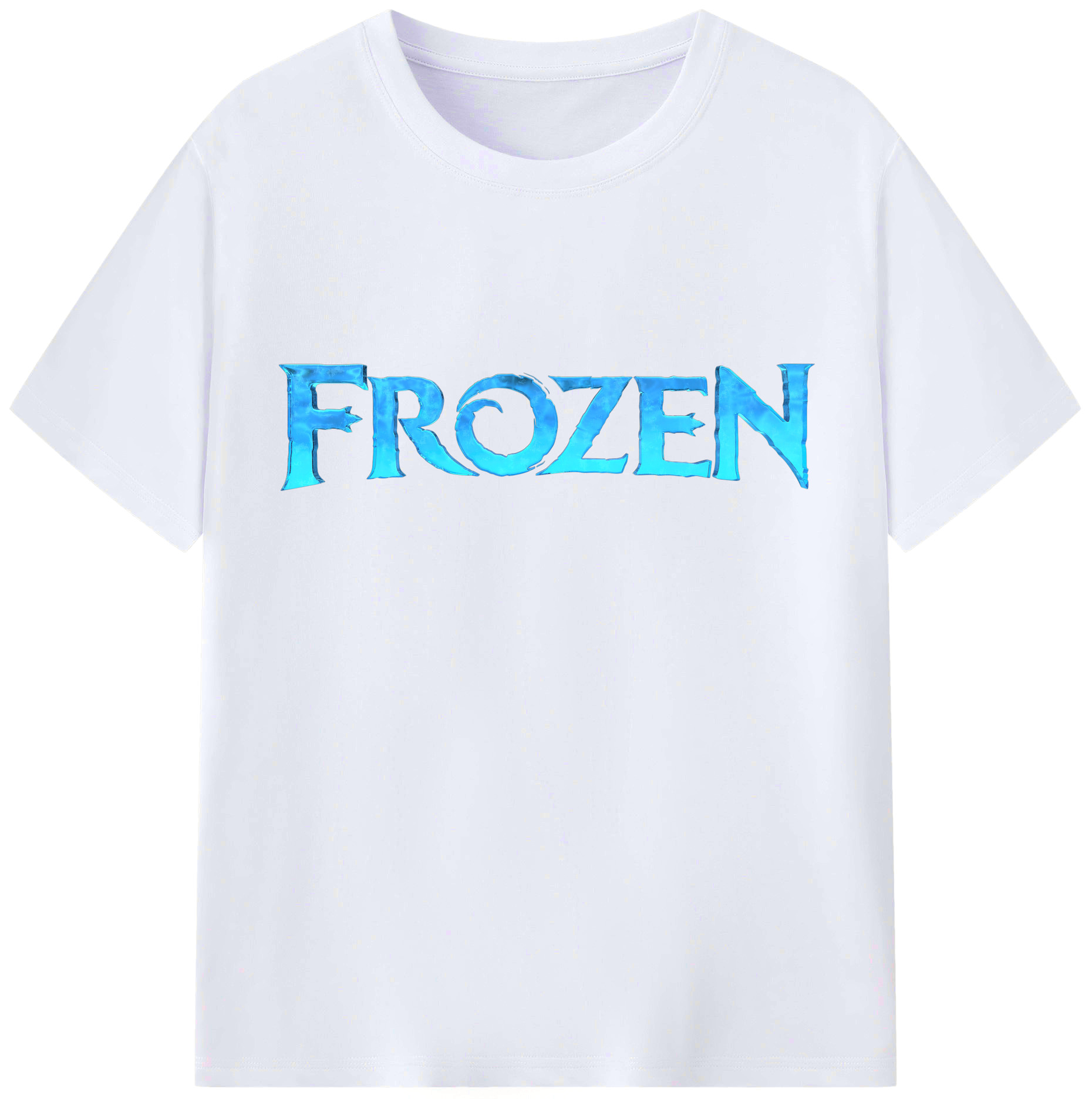 （画像用） アナと雪の女王 アンナ エルサ Frozen Anna Elsa レディースカジュアルプリントTシャツ（綿100％）