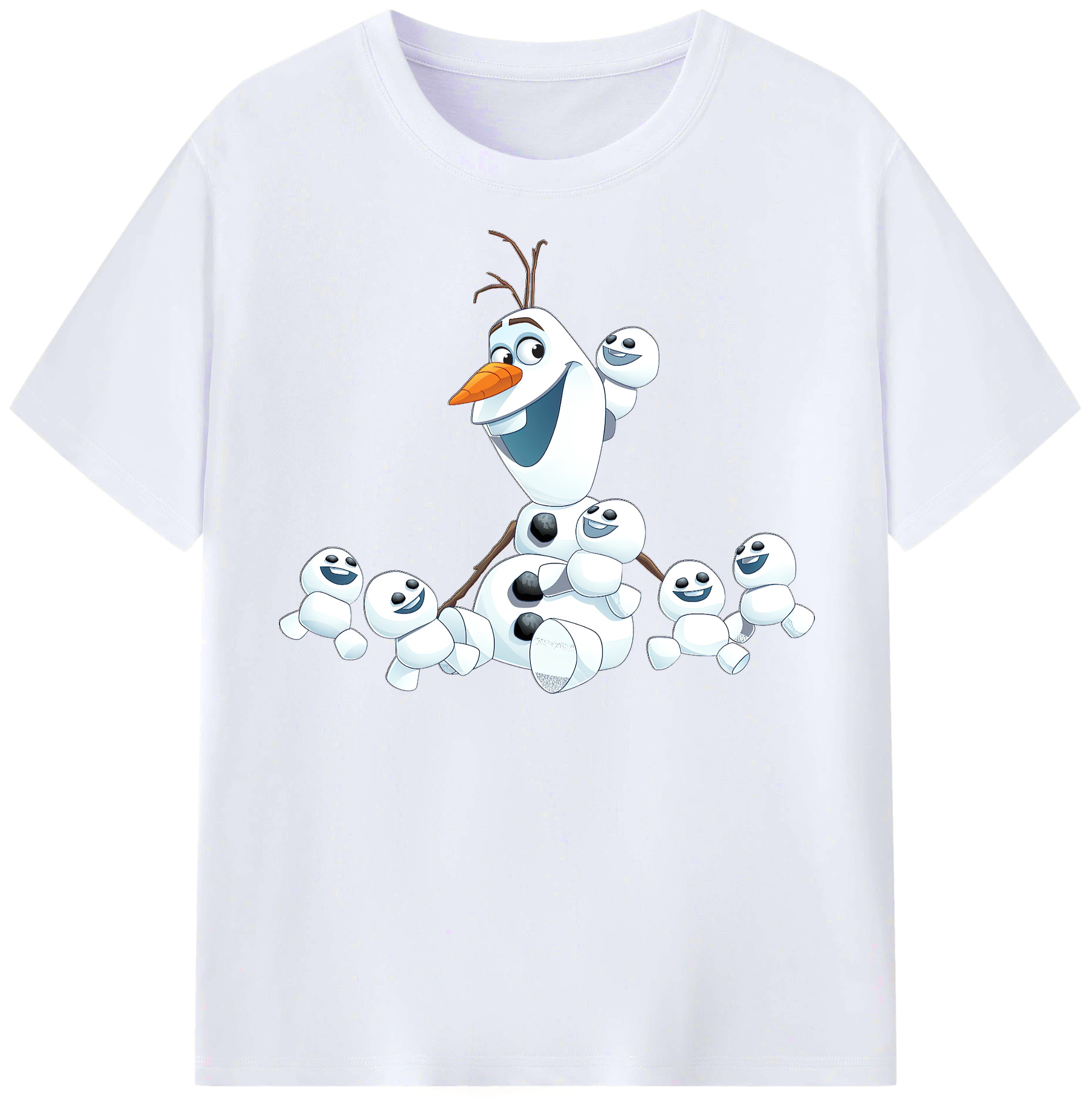（画像用） アナと雪の女王 アンナ エルサ Frozen Anna Elsa レディースカジュアルプリントTシャツ（綿100％）