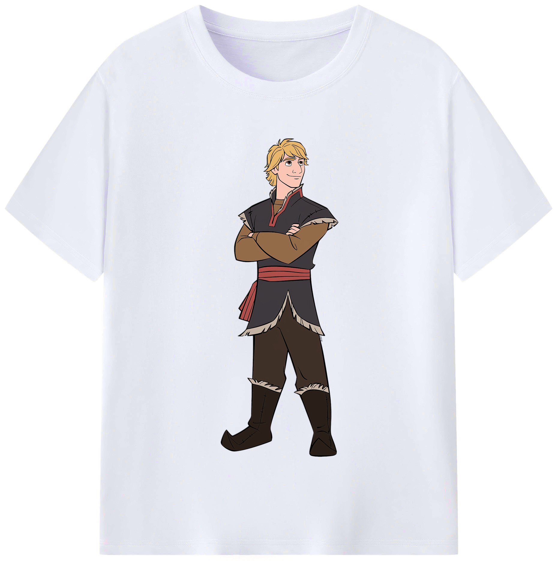 （画像用） アナと雪の女王 アンナ エルサ Frozen Anna Elsa レディースカジュアルプリントTシャツ（綿100％）