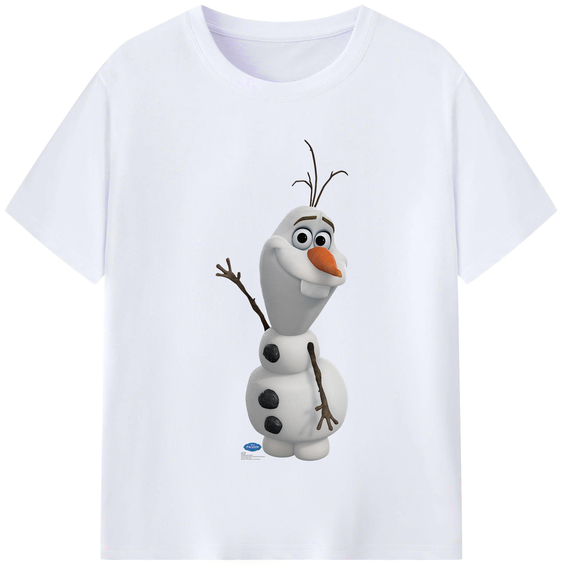 （画像用） アナと雪の女王 アンナ エルサ Frozen Anna Elsa レディースカジュアルプリントTシャツ（綿100％）