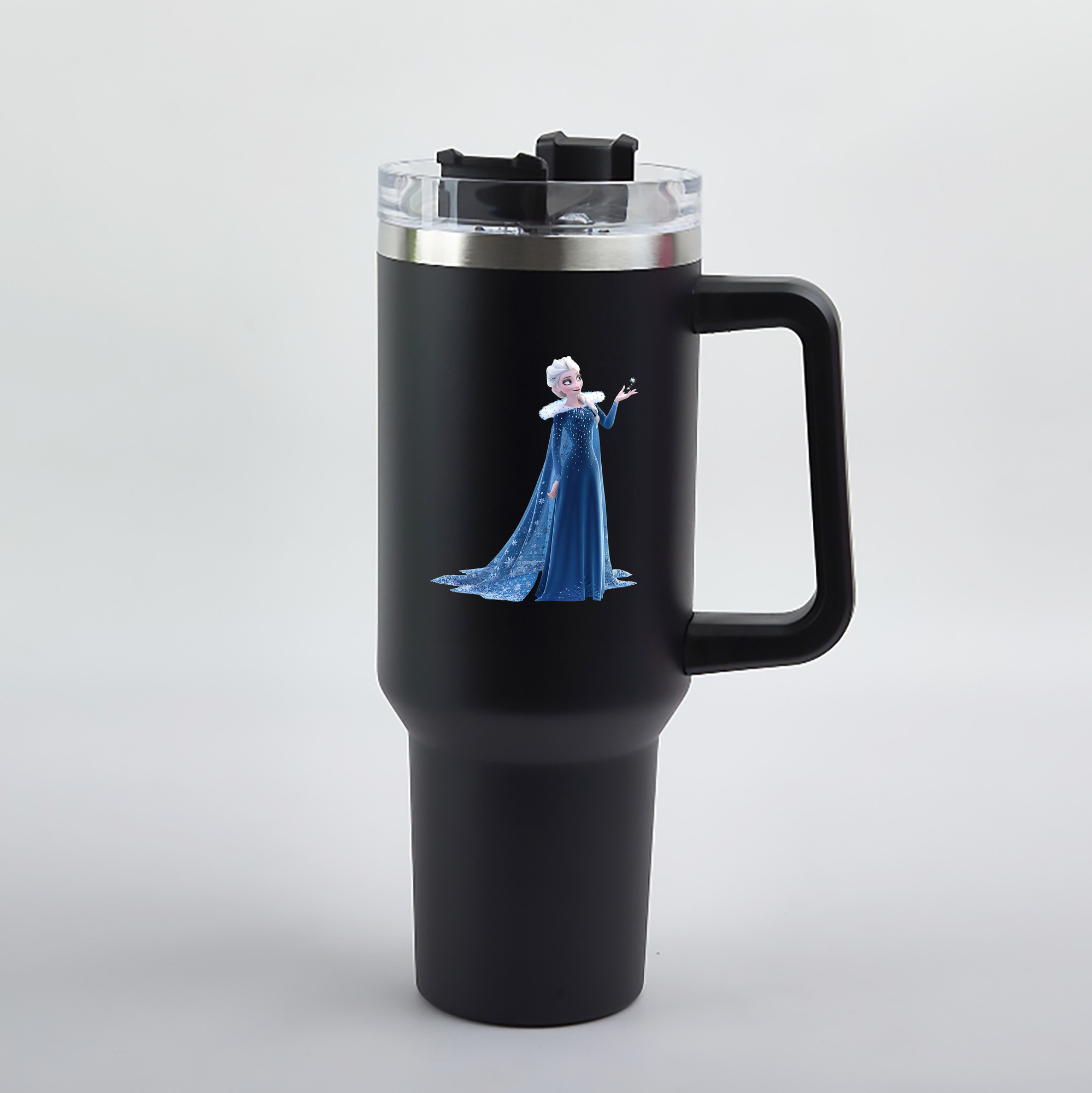 （画像用） アナと雪の女王 アンナ エルサ Frozen Anna Elsa 1200mL車用タンブラー（カラープリント）