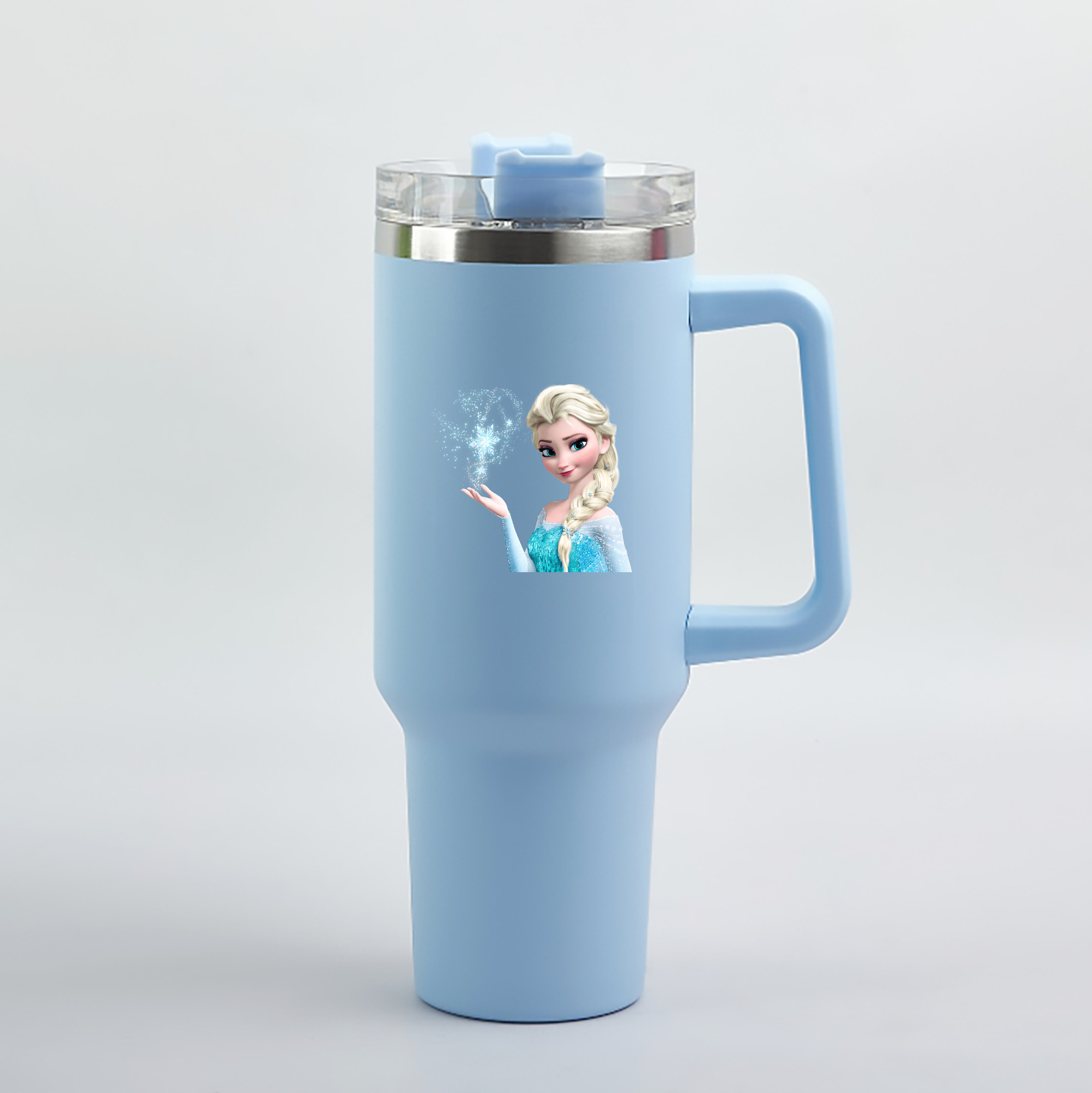 （画像用） アナと雪の女王 アンナ エルサ Frozen Anna Elsa 1200mL車用タンブラー（カラープリント）
