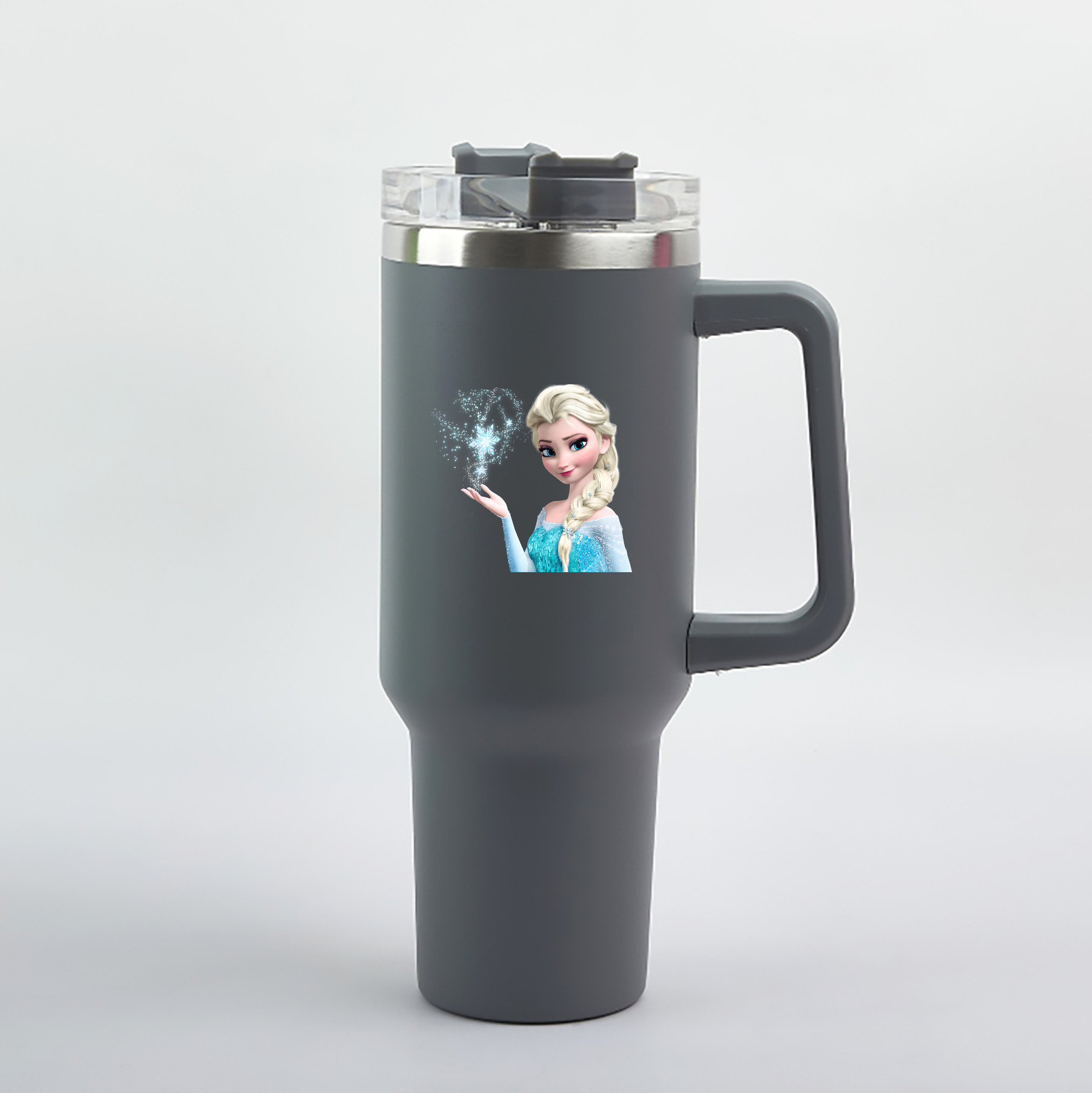（画像用） アナと雪の女王 アンナ エルサ Frozen Anna Elsa 1200mL車用タンブラー（カラープリント）