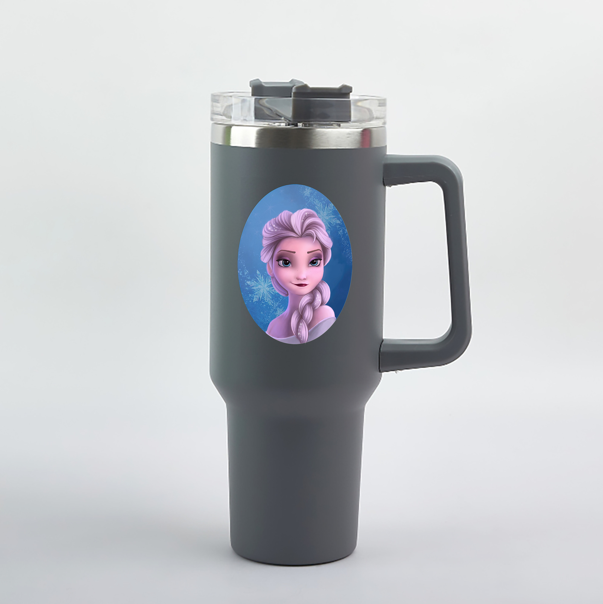 （画像用） アナと雪の女王 アンナ エルサ Frozen Anna Elsa 1200mL車用タンブラー（カラープリント）