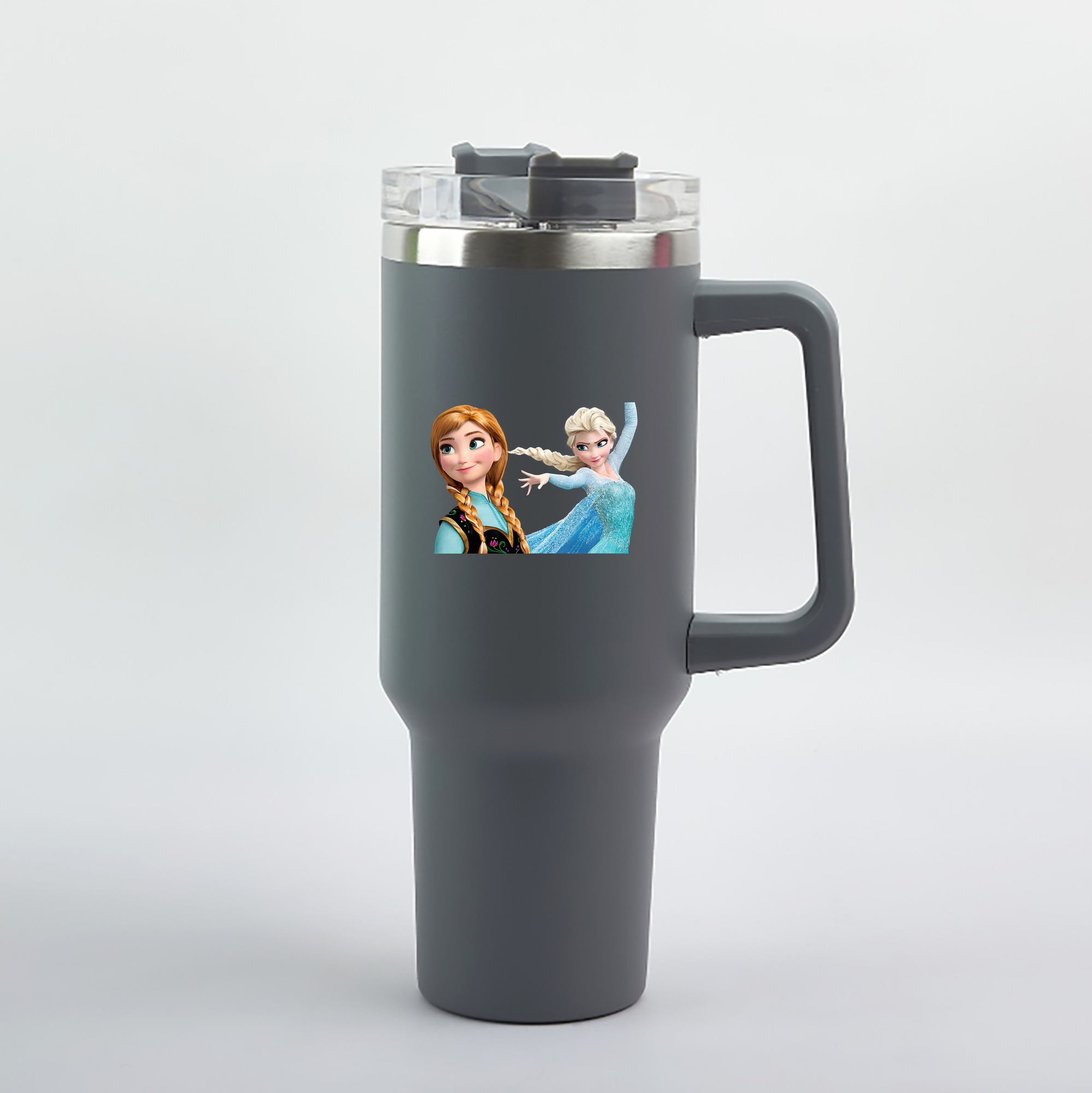 （画像用） アナと雪の女王 アンナ エルサ Frozen Anna Elsa 1200mL車用タンブラー（カラープリント）