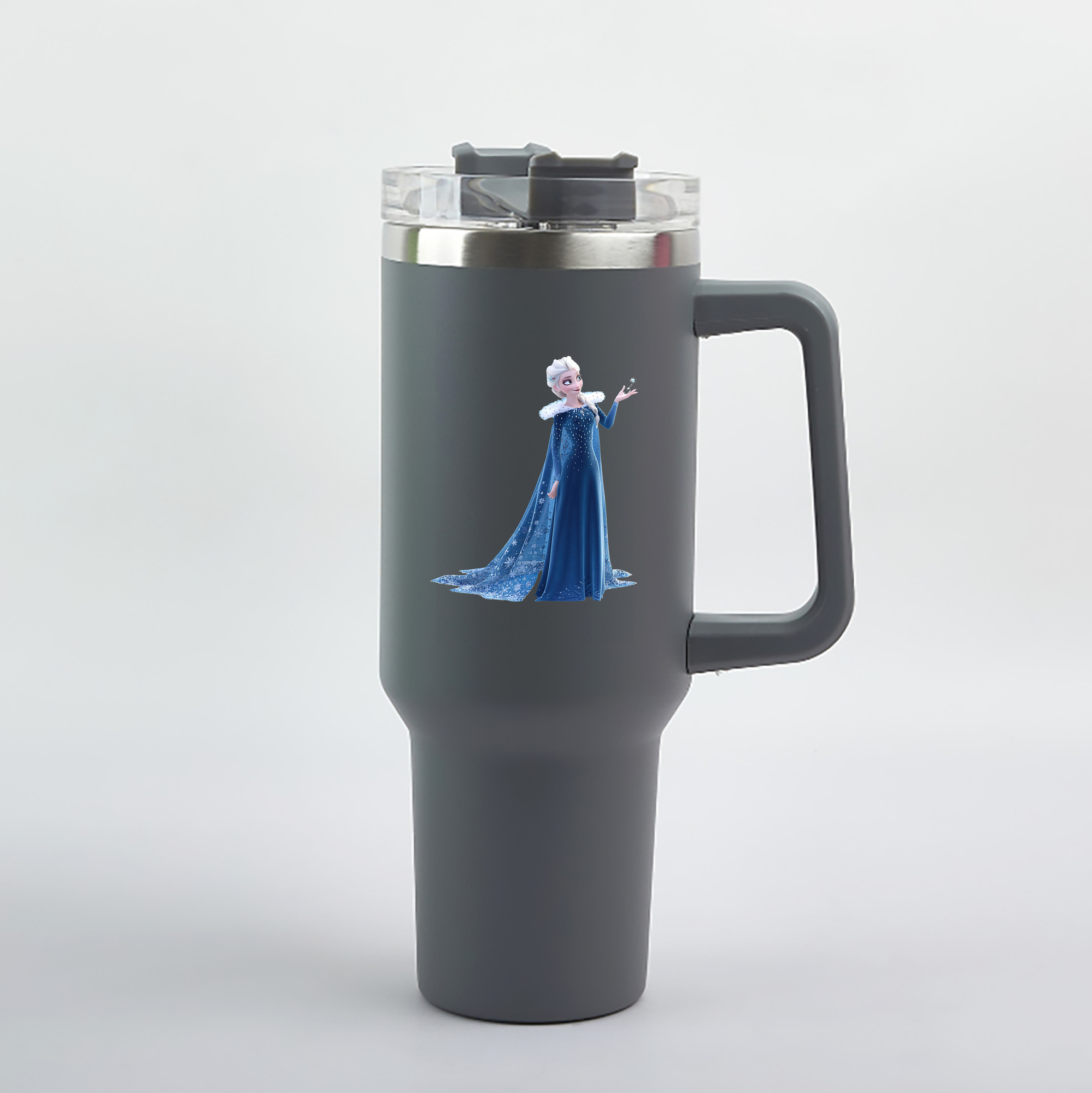（画像用） アナと雪の女王 アンナ エルサ Frozen Anna Elsa 1200mL車用タンブラー（カラープリント）