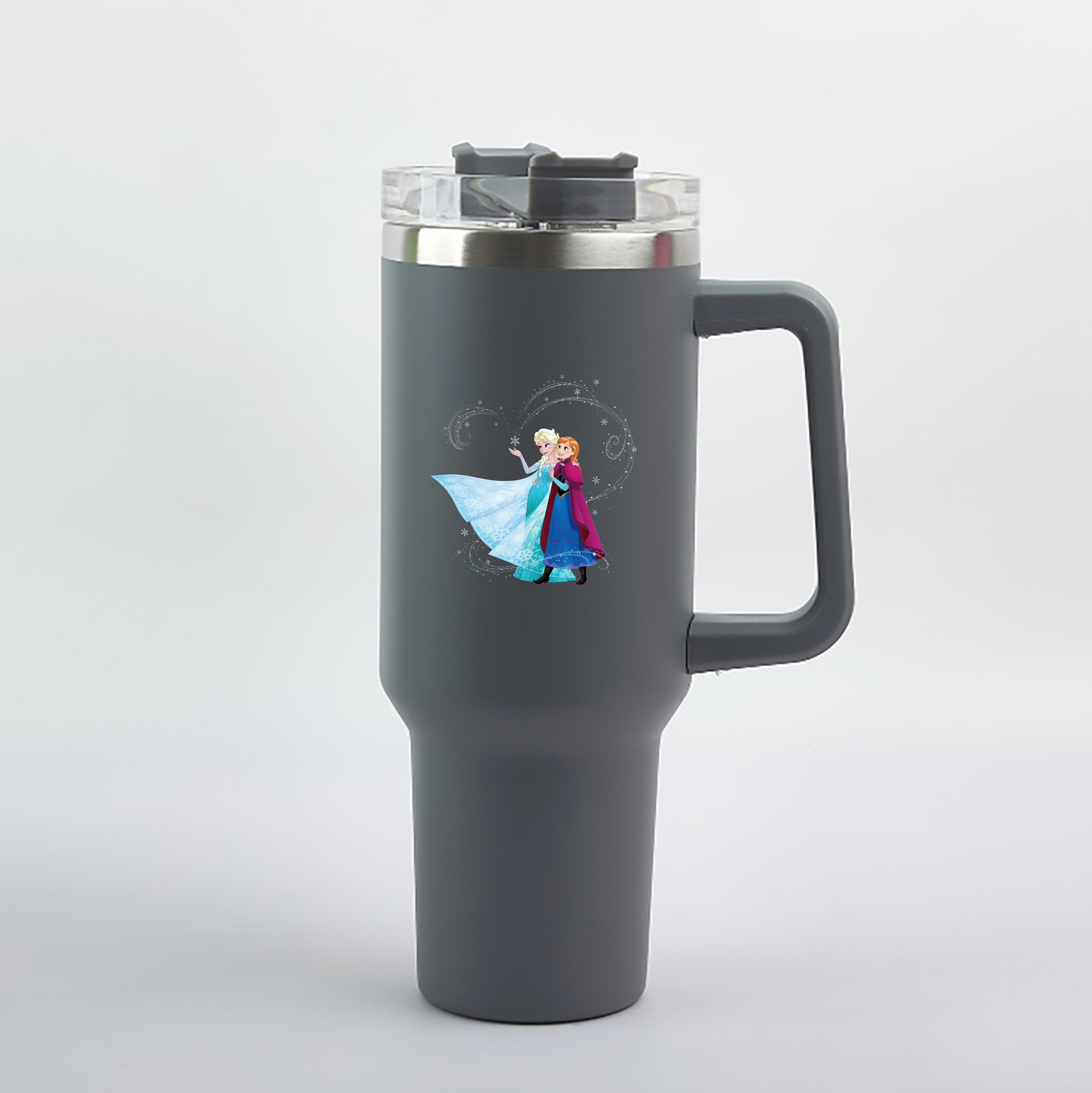 （画像用） アナと雪の女王 アンナ エルサ Frozen Anna Elsa 1200mL車用タンブラー（カラープリント）