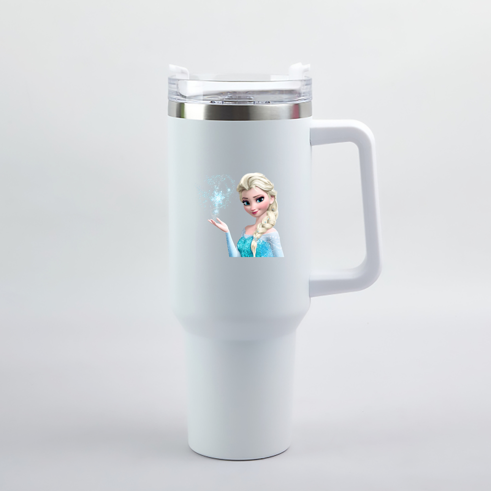 （画像用） アナと雪の女王 アンナ エルサ Frozen Anna Elsa 1200mL車用タンブラー（カラープリント）