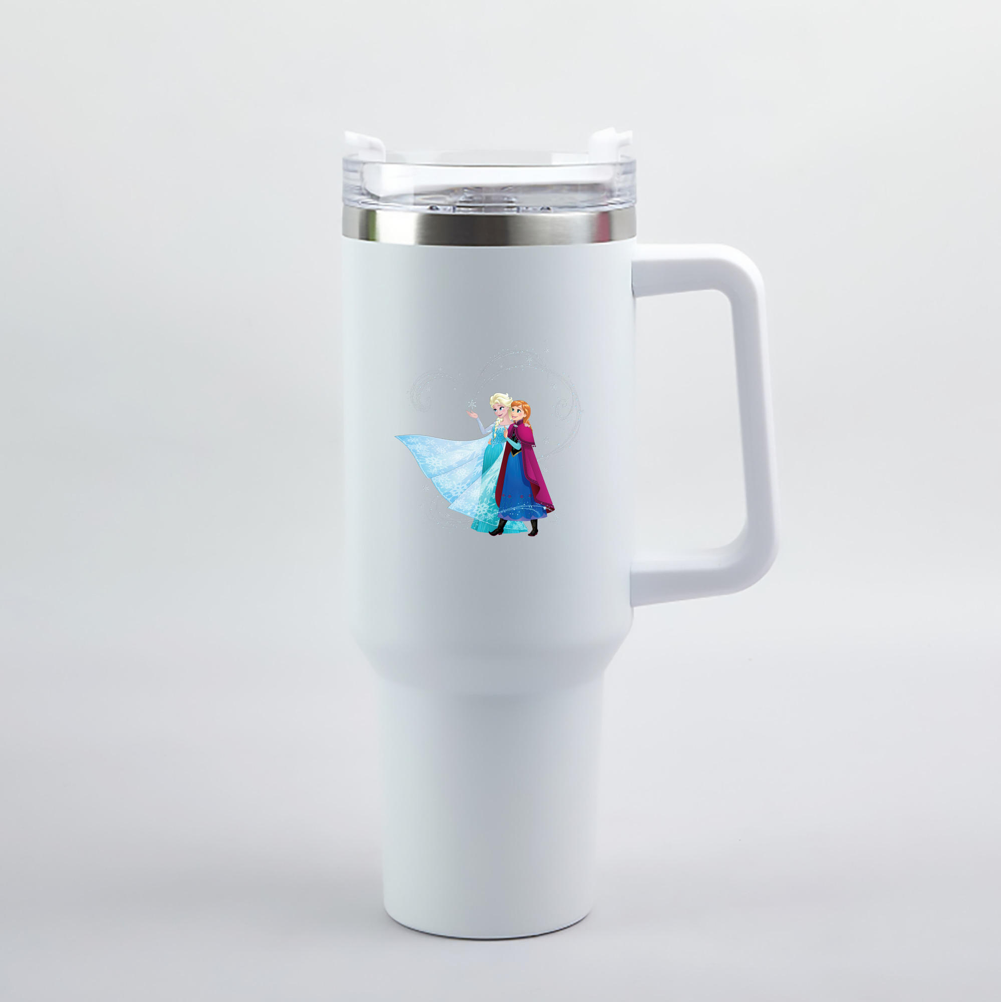 （画像用） アナと雪の女王 アンナ エルサ Frozen Anna Elsa 1200mL車用タンブラー（カラープリント）