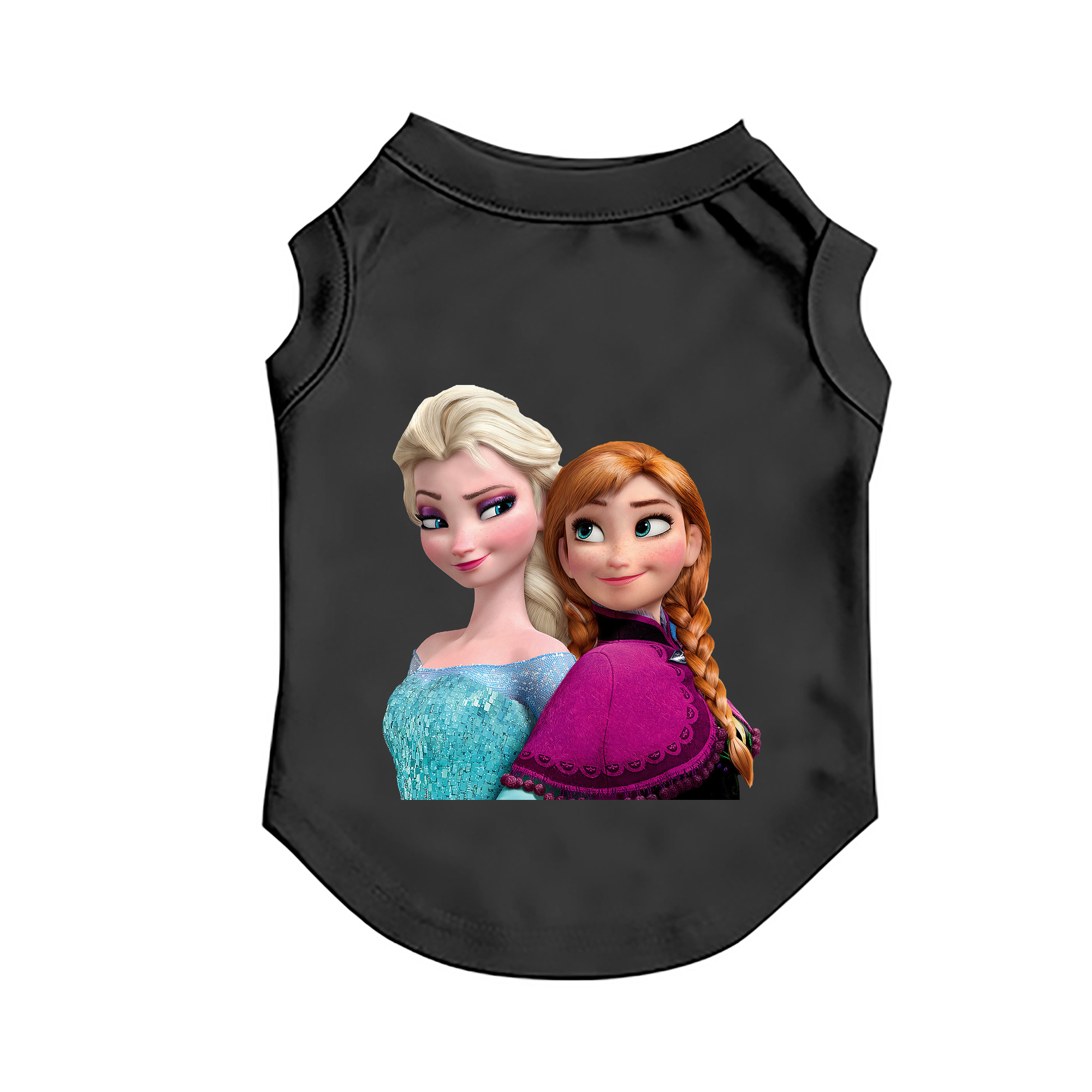 （画像用） アナと雪の女王 アンナ エルサ Frozen Anna Elsa ペット用ベスト
