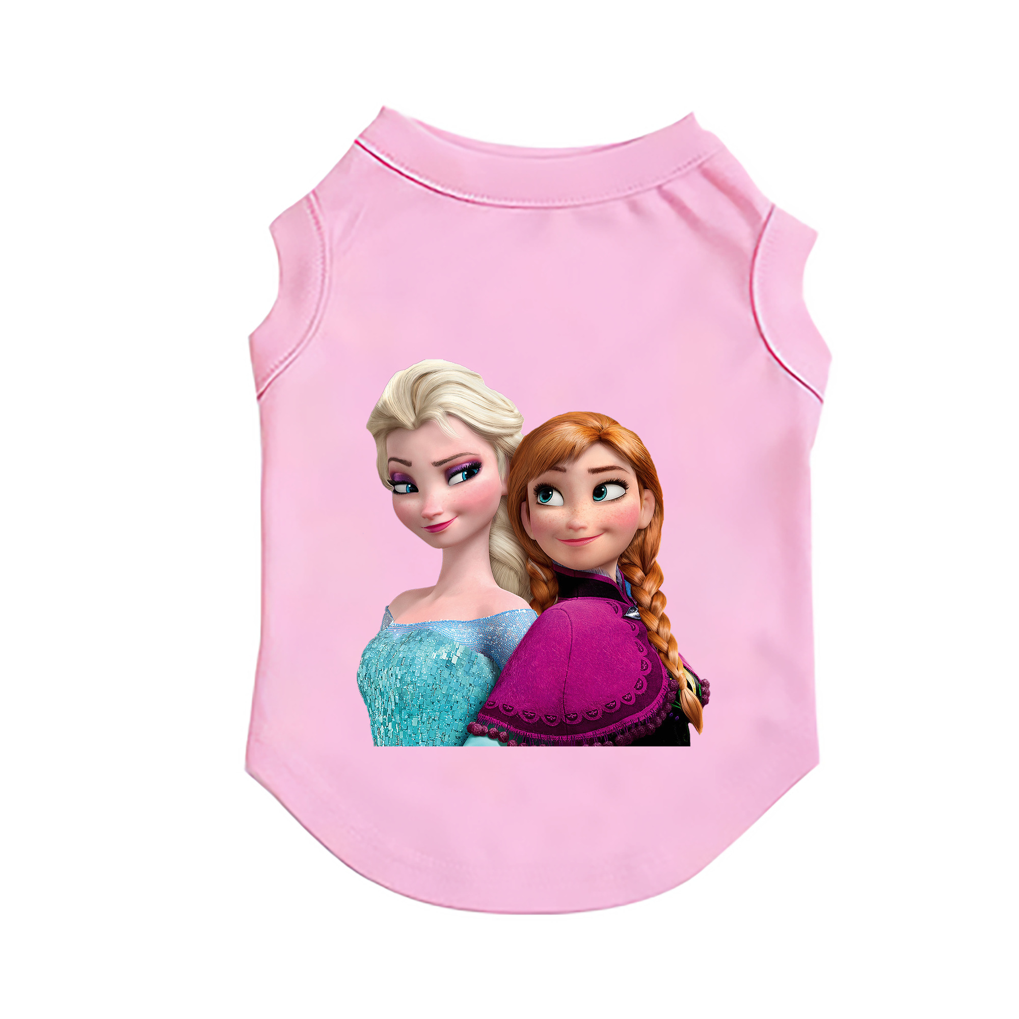 （画像用） アナと雪の女王 アンナ エルサ Frozen Anna Elsa ペット用ベスト