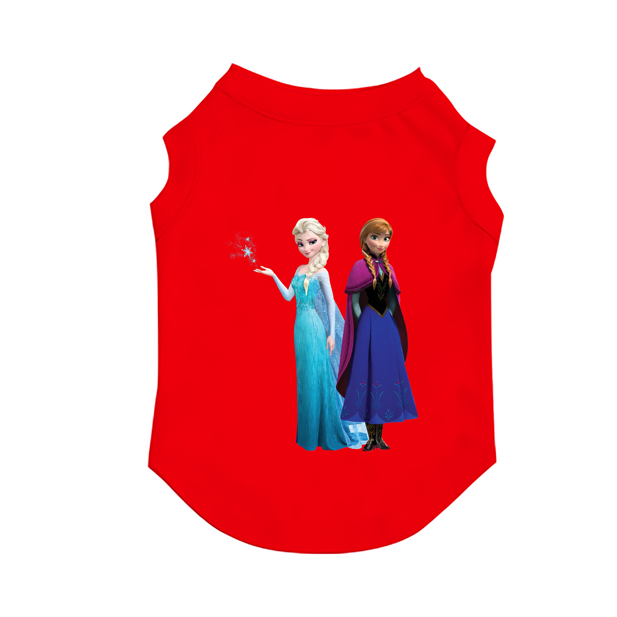 （画像用） アナと雪の女王 アンナ エルサ Frozen Anna Elsa ペット用ベスト