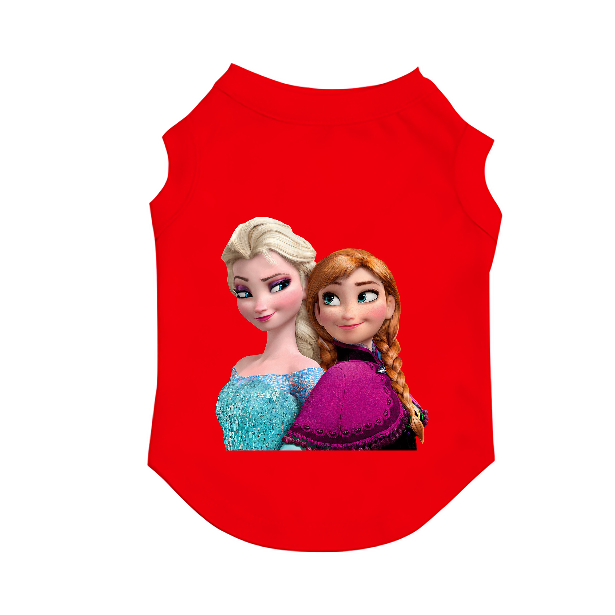 （画像用） アナと雪の女王 アンナ エルサ Frozen Anna Elsa ペット用ベスト