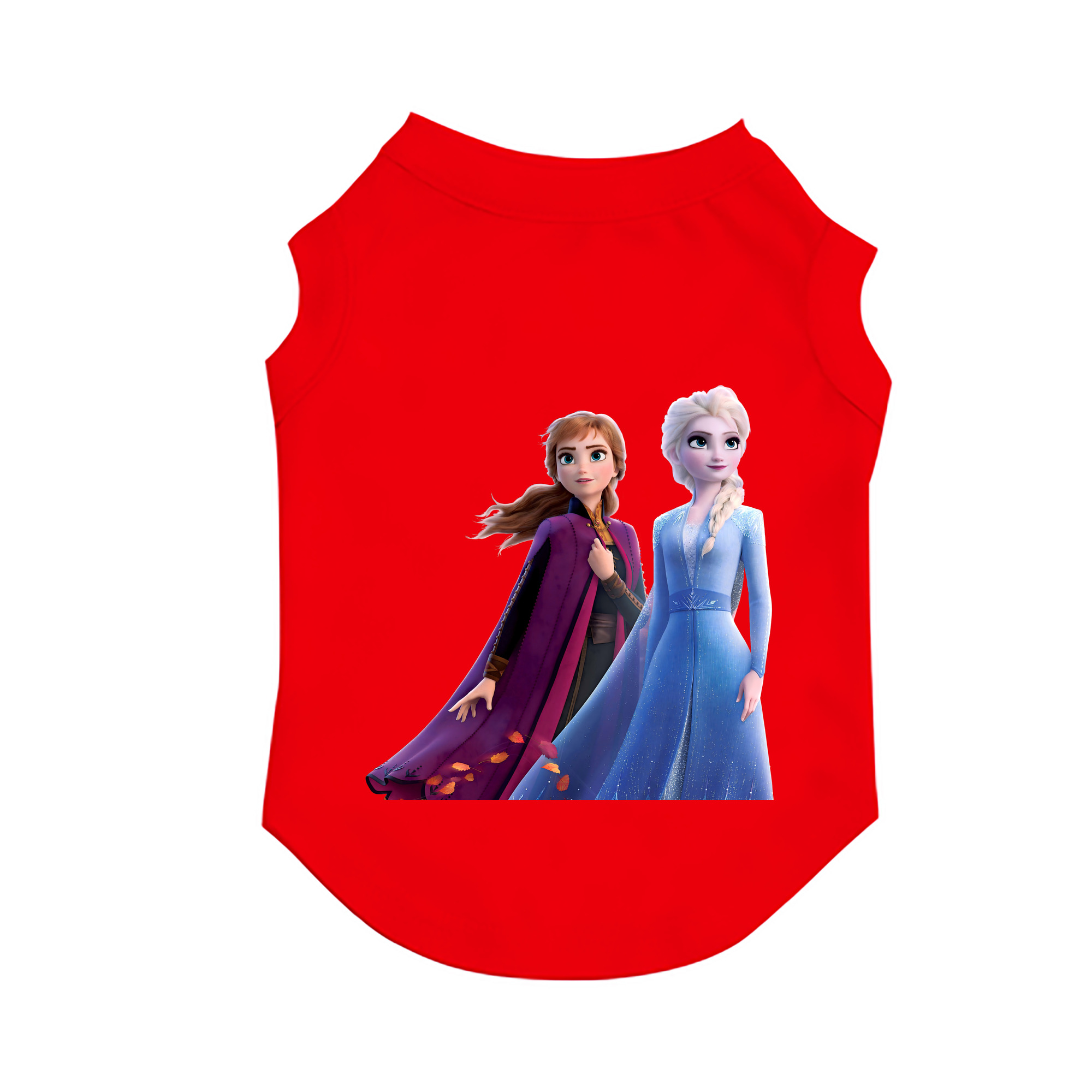 （画像用） アナと雪の女王 アンナ エルサ Frozen Anna Elsa ペット用ベスト