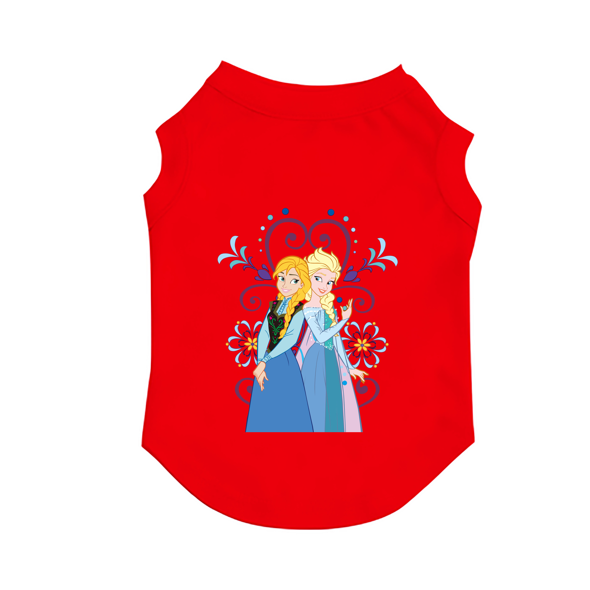 （画像用） アナと雪の女王 アンナ エルサ Frozen Anna Elsa ペット用ベスト