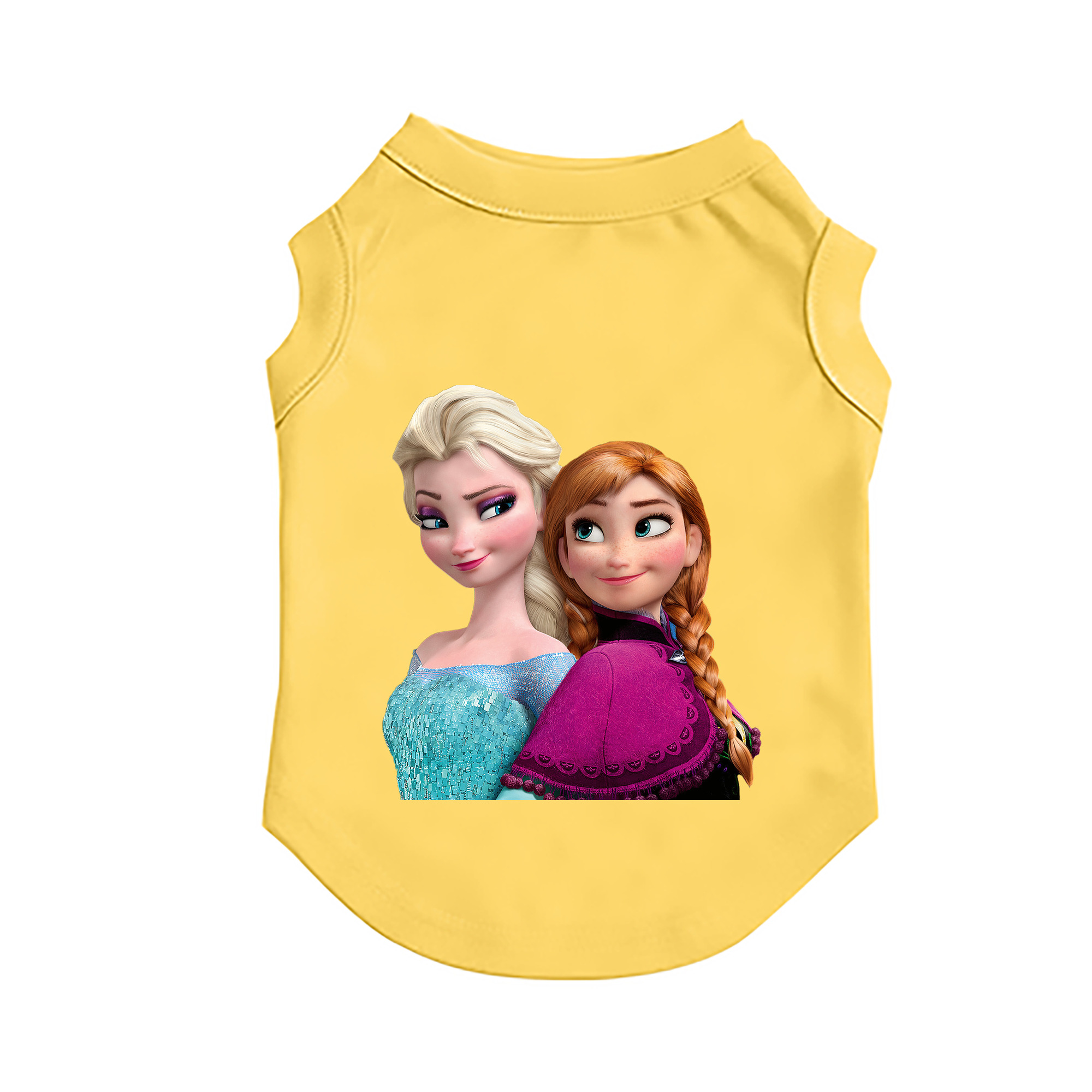 （画像用） アナと雪の女王 アンナ エルサ Frozen Anna Elsa ペット用ベスト