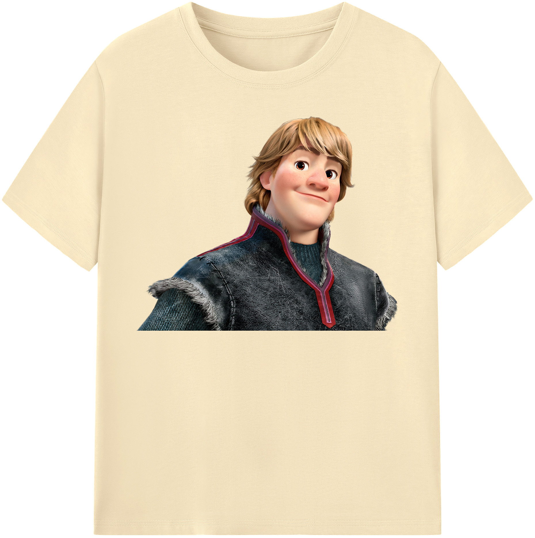 （画像用） アナと雪の女王 アンナ エルサ Frozen Anna Elsa 綿100％半袖Tシャツ（フロントプリント）