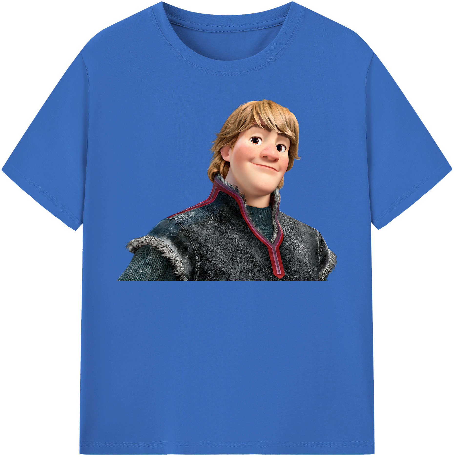 （画像用） アナと雪の女王 アンナ エルサ Frozen Anna Elsa 綿100％半袖Tシャツ（フロントプリント）
