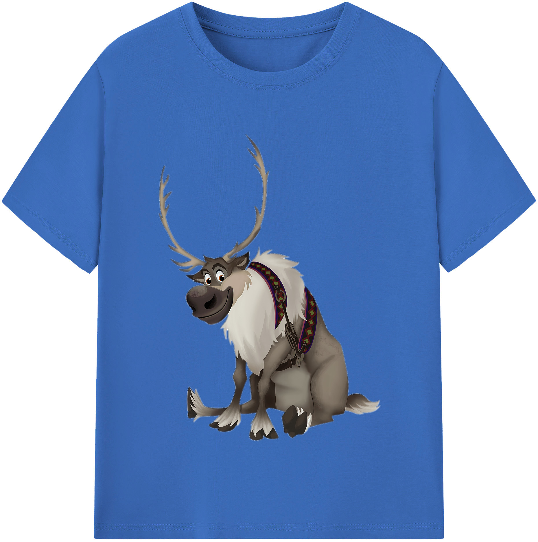 （画像用） アナと雪の女王 アンナ エルサ Frozen Anna Elsa 綿100％半袖Tシャツ（フロントプリント）