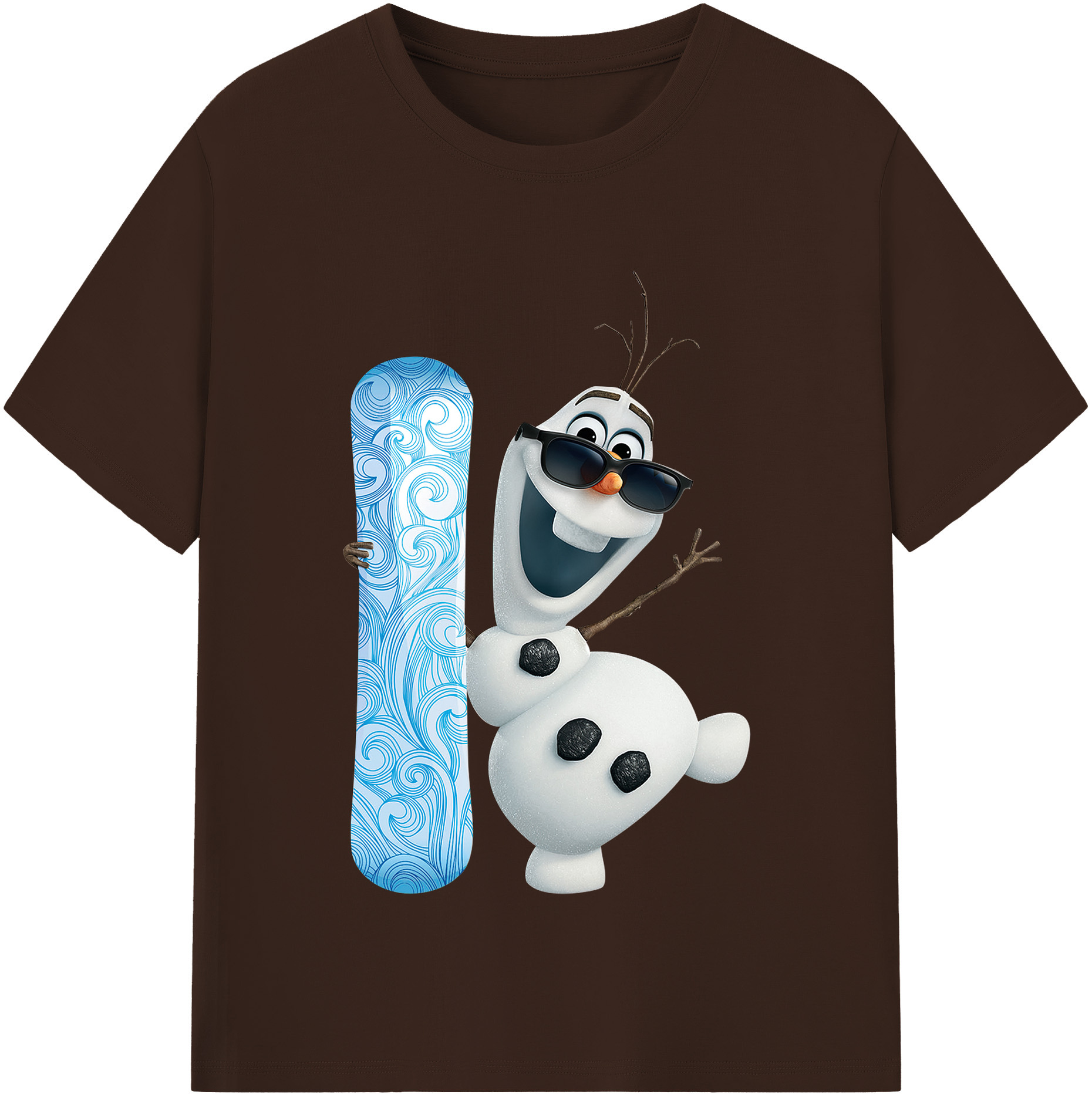（画像用） アナと雪の女王 アンナ エルサ Frozen Anna Elsa 綿100％半袖Tシャツ（フロントプリント）
