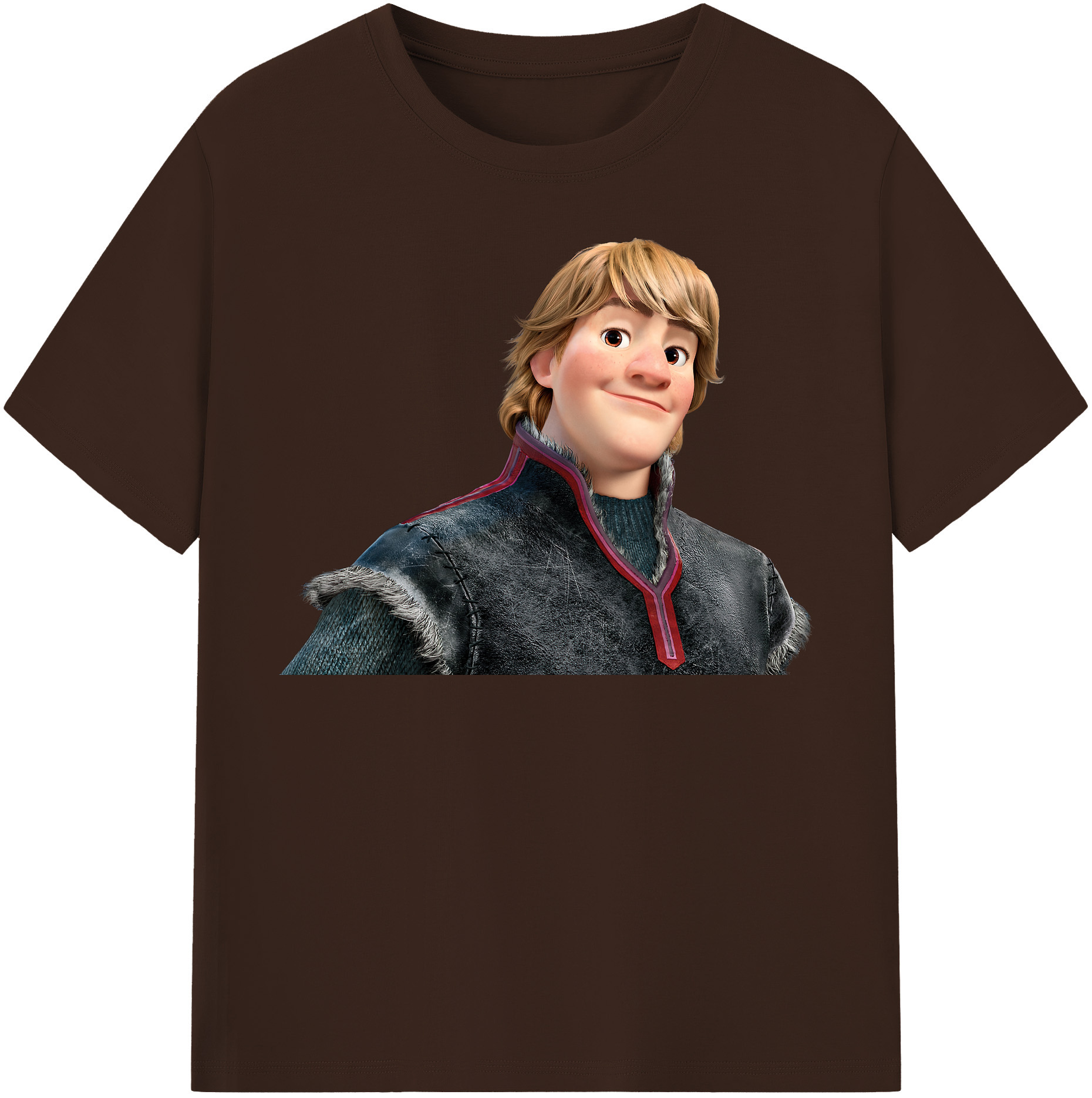 （画像用） アナと雪の女王 アンナ エルサ Frozen Anna Elsa 綿100％半袖Tシャツ（フロントプリント）