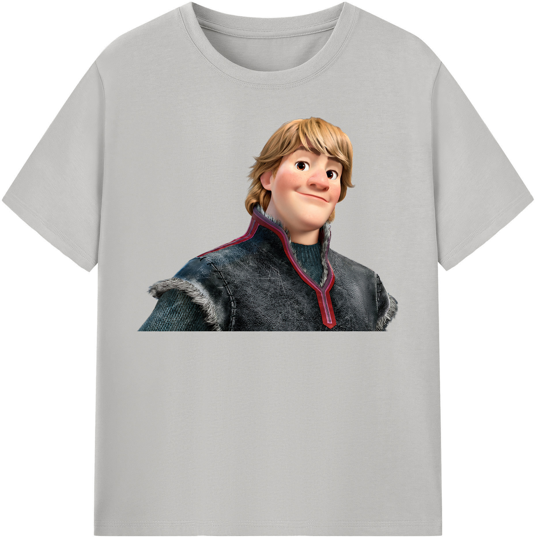 （画像用） アナと雪の女王 アンナ エルサ Frozen Anna Elsa 綿100％半袖Tシャツ（フロントプリント）