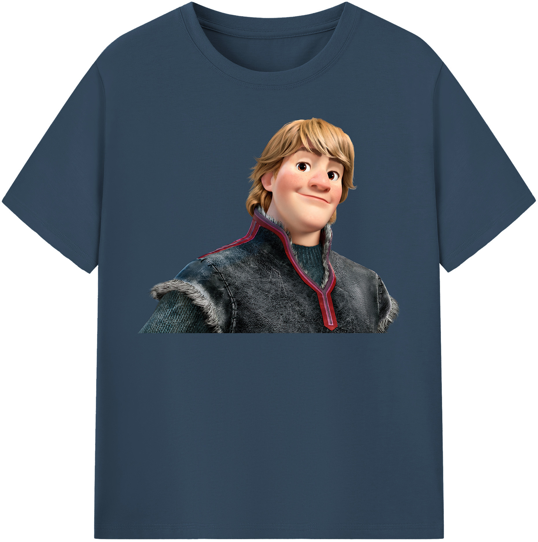 （画像用） アナと雪の女王 アンナ エルサ Frozen Anna Elsa 綿100％半袖Tシャツ（フロントプリント）