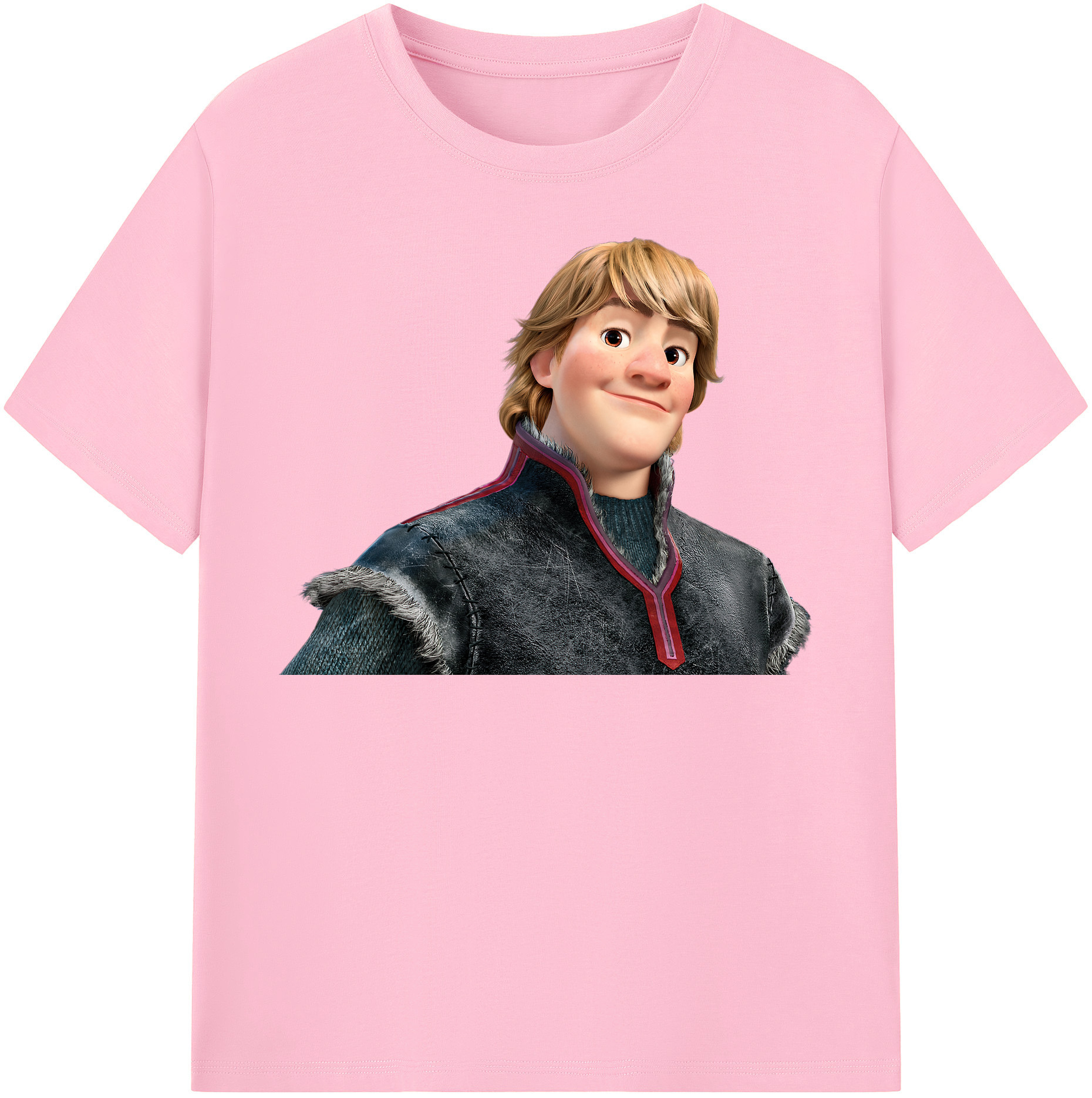 （画像用） アナと雪の女王 アンナ エルサ Frozen Anna Elsa 綿100％半袖Tシャツ（フロントプリント）