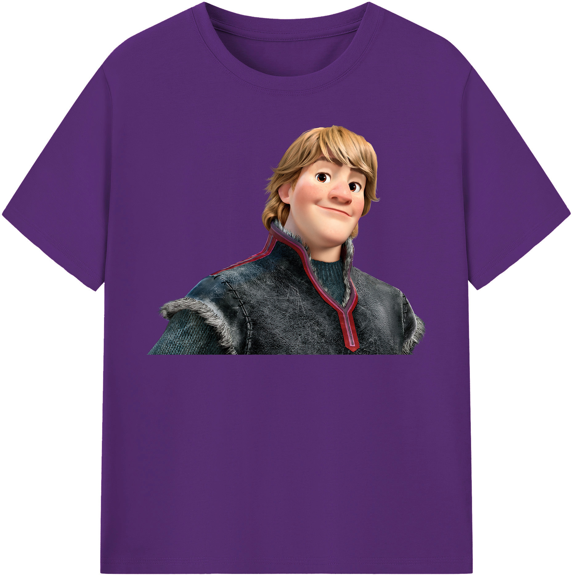（画像用） アナと雪の女王 アンナ エルサ Frozen Anna Elsa 綿100％半袖Tシャツ（フロントプリント）