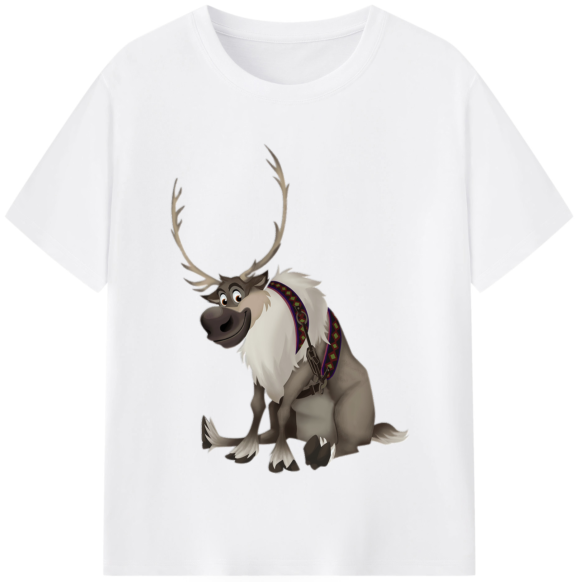 （画像用） アナと雪の女王 アンナ エルサ Frozen Anna Elsa 綿100％半袖Tシャツ（フロントプリント）