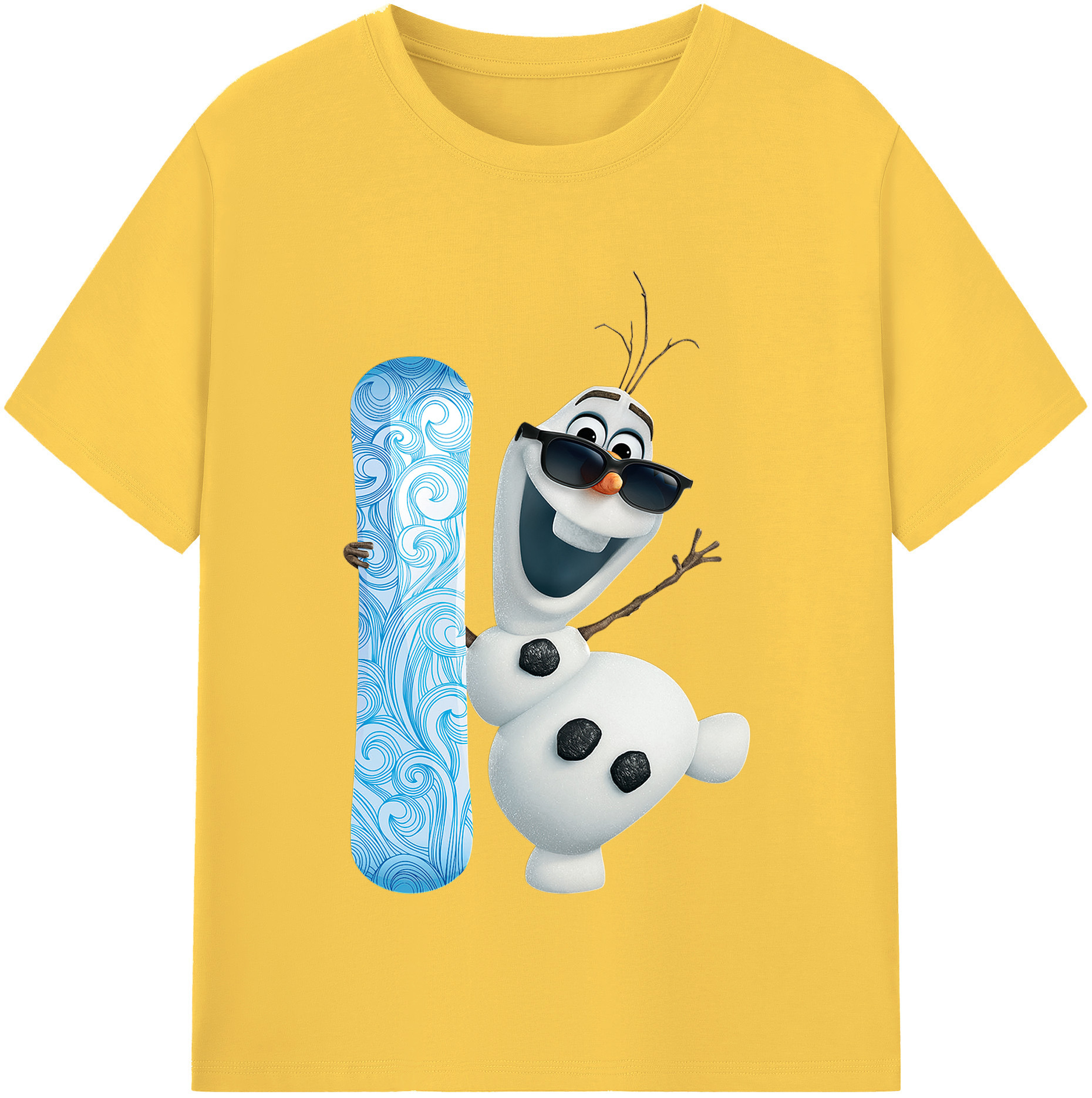 （画像用） アナと雪の女王 アンナ エルサ Frozen Anna Elsa 綿100％半袖Tシャツ（フロントプリント）