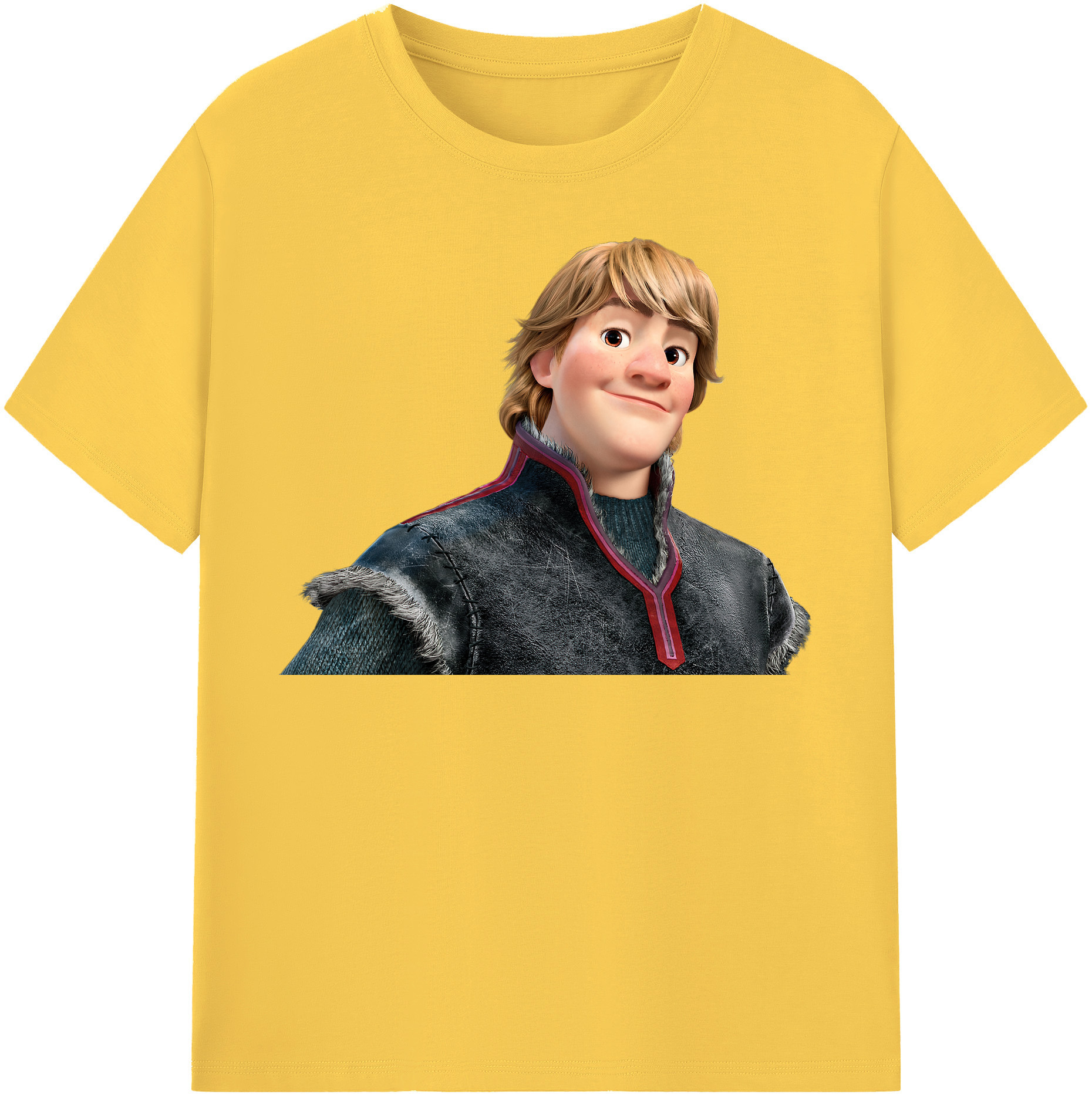 （画像用） アナと雪の女王 アンナ エルサ Frozen Anna Elsa 綿100％半袖Tシャツ（フロントプリント）