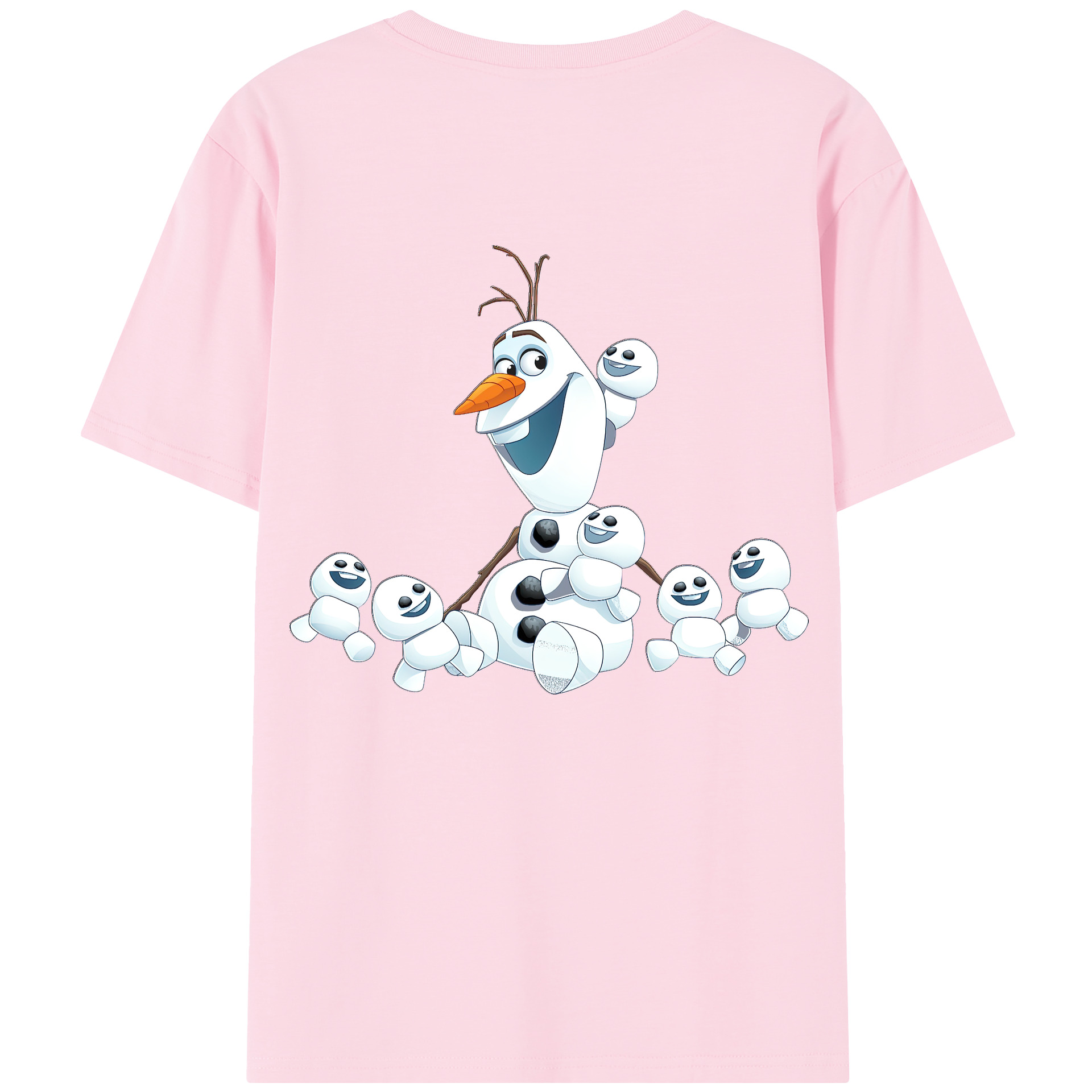 （画像用） アナと雪の女王 アンナ エルサ Frozen Anna Elsa 綿100％半袖Tシャツ（背面プリント）