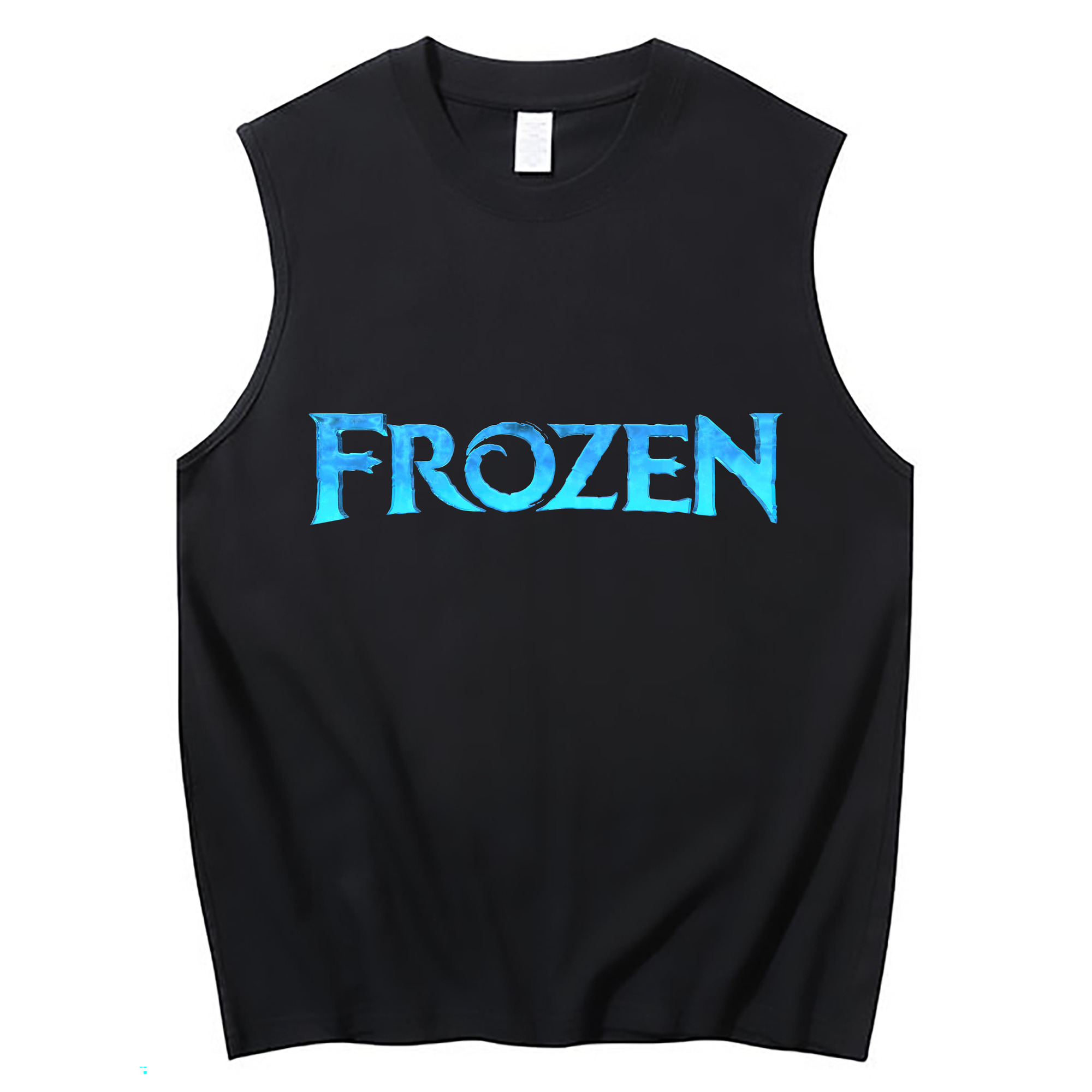 （画像用） アナと雪の女王 アンナ エルサ Frozen Anna Elsa コットン100％タンクトップ（フロントプリント）