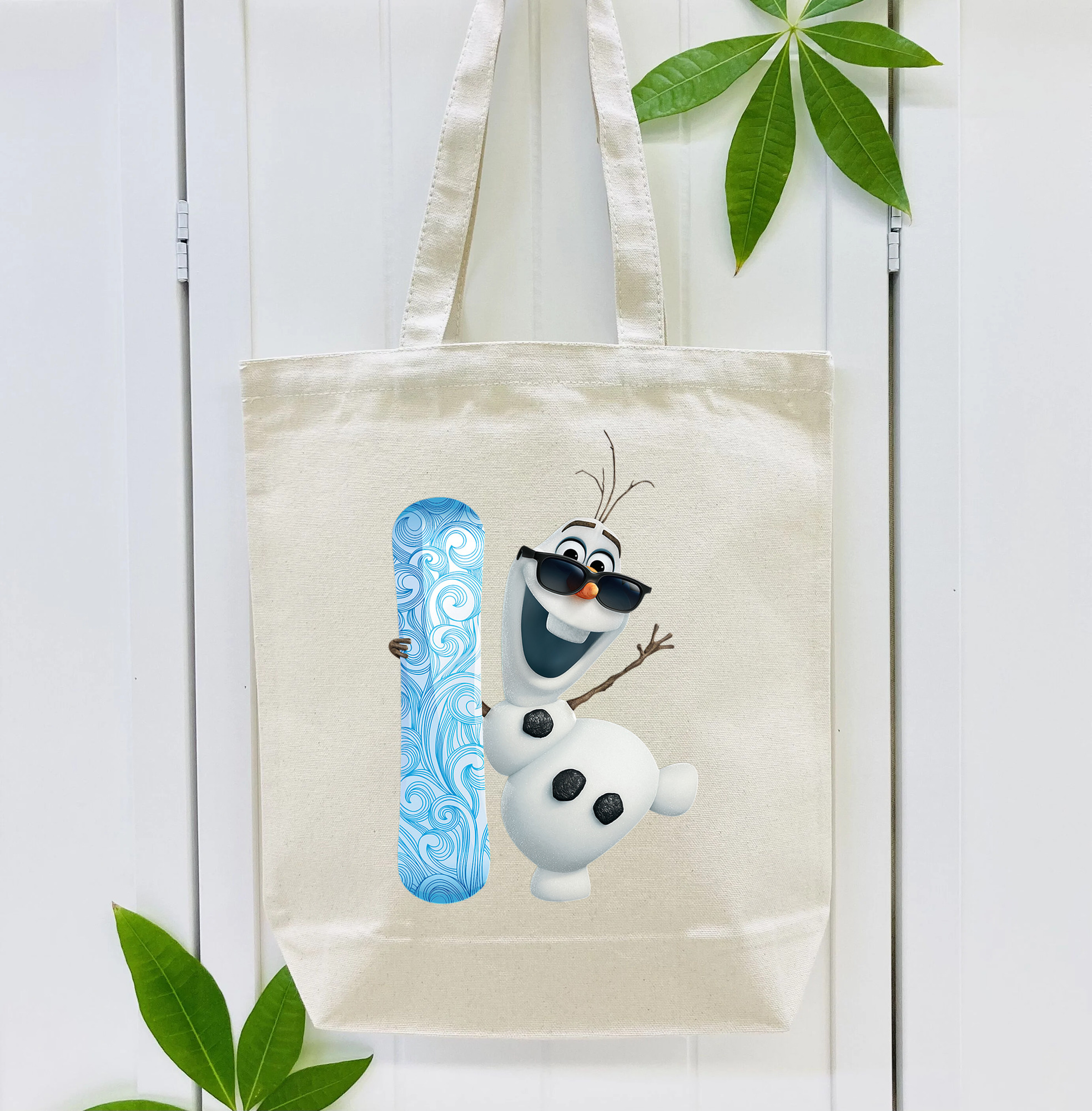 アナと雪の女王 アンナ エルサ Frozen Anna Elsa 縦型キャンバス生地手提げバッグ　トートバッグ