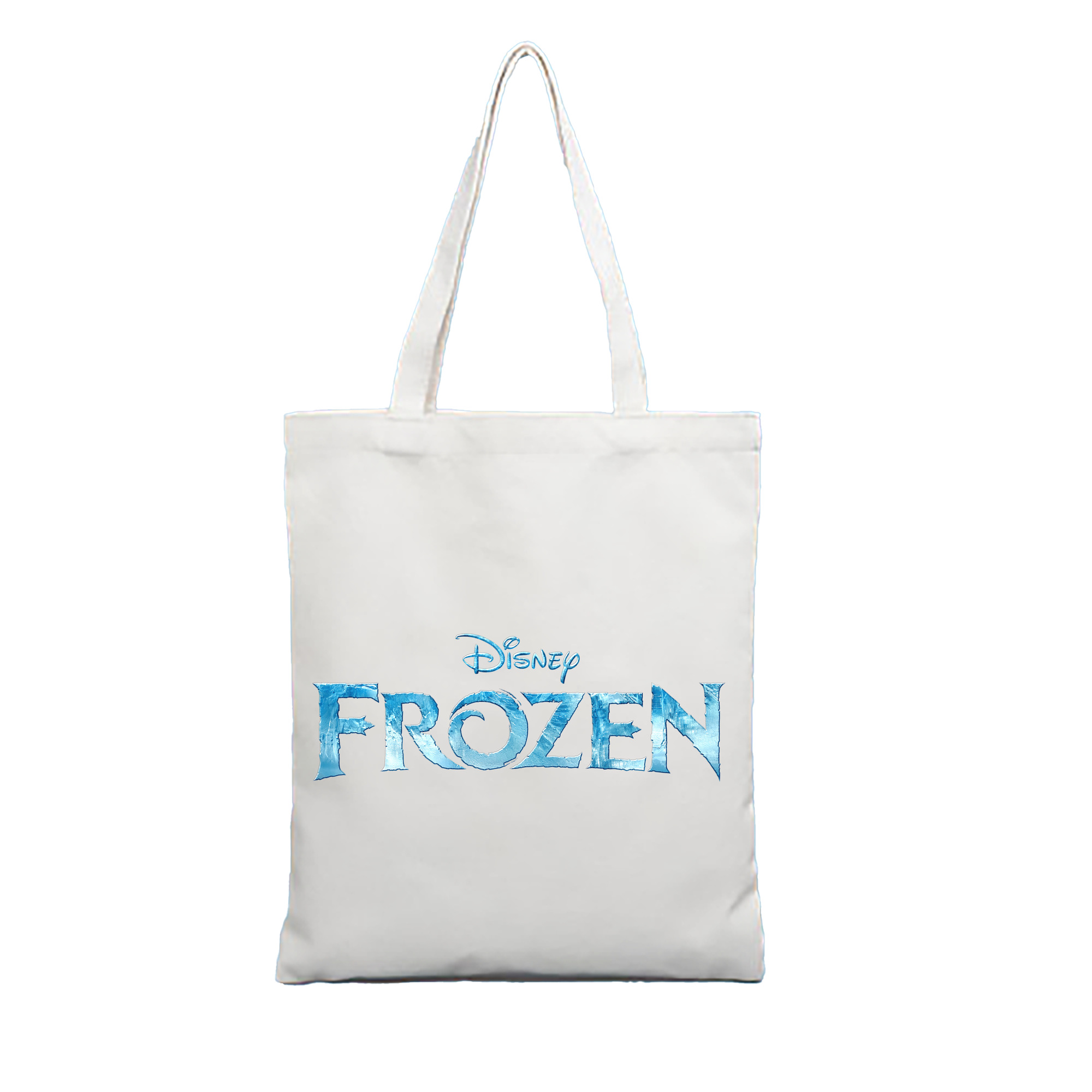 （画像用） アナと雪の女王 アンナ エルサ Frozen Anna Elsa 縦型キャンバス生地手提げバッグ　トートバッグ