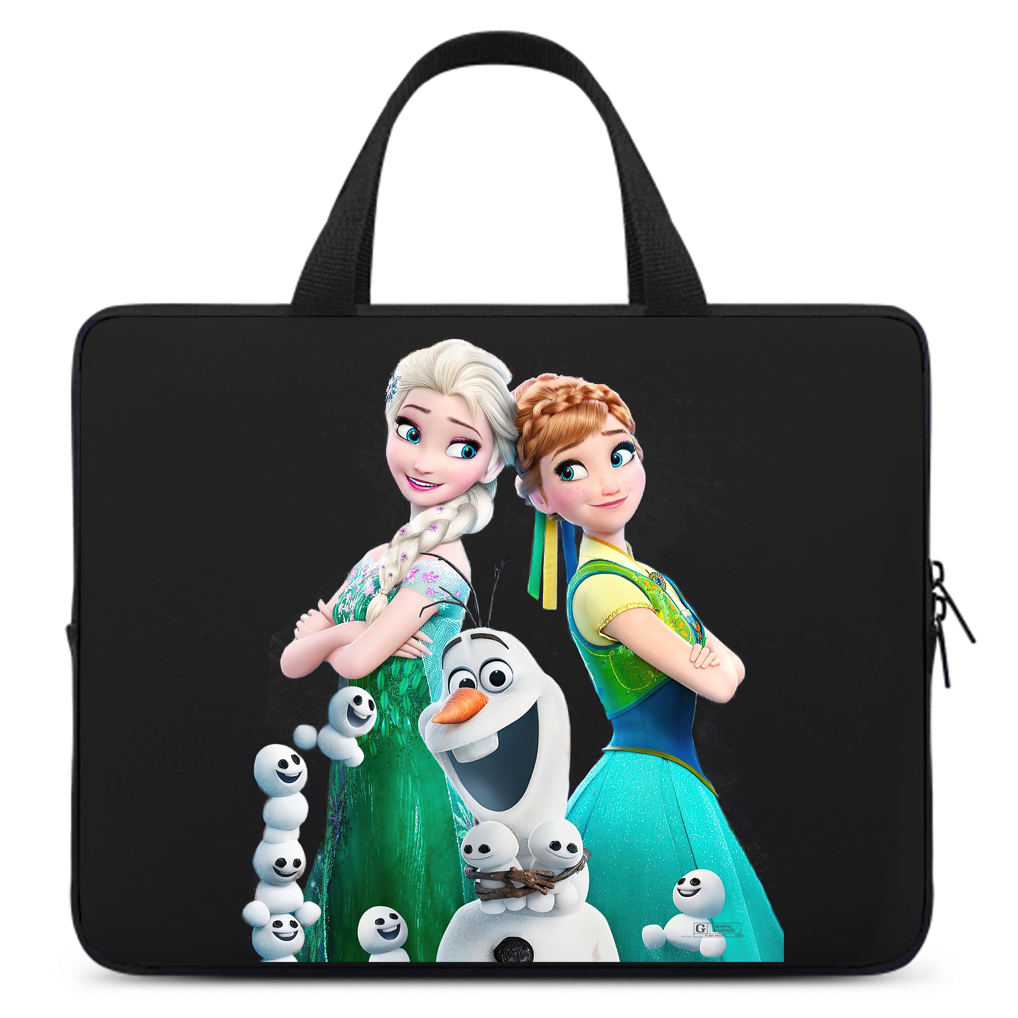 （画像用） アナと雪の女王 アンナ エルサ Frozen Anna Elsa 手提げノートパソコンバッグ