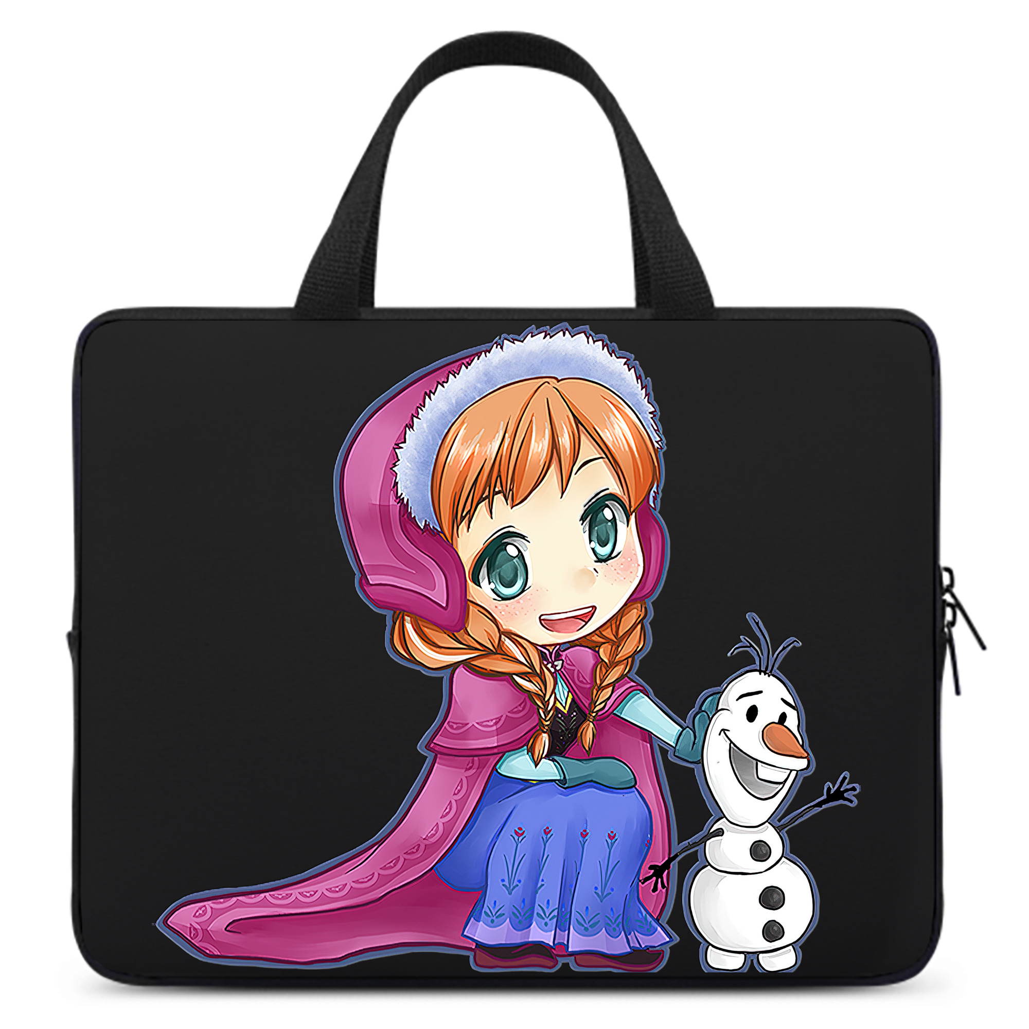 （画像用） アナと雪の女王 アンナ エルサ Frozen Anna Elsa 手提げノートパソコンバッグ