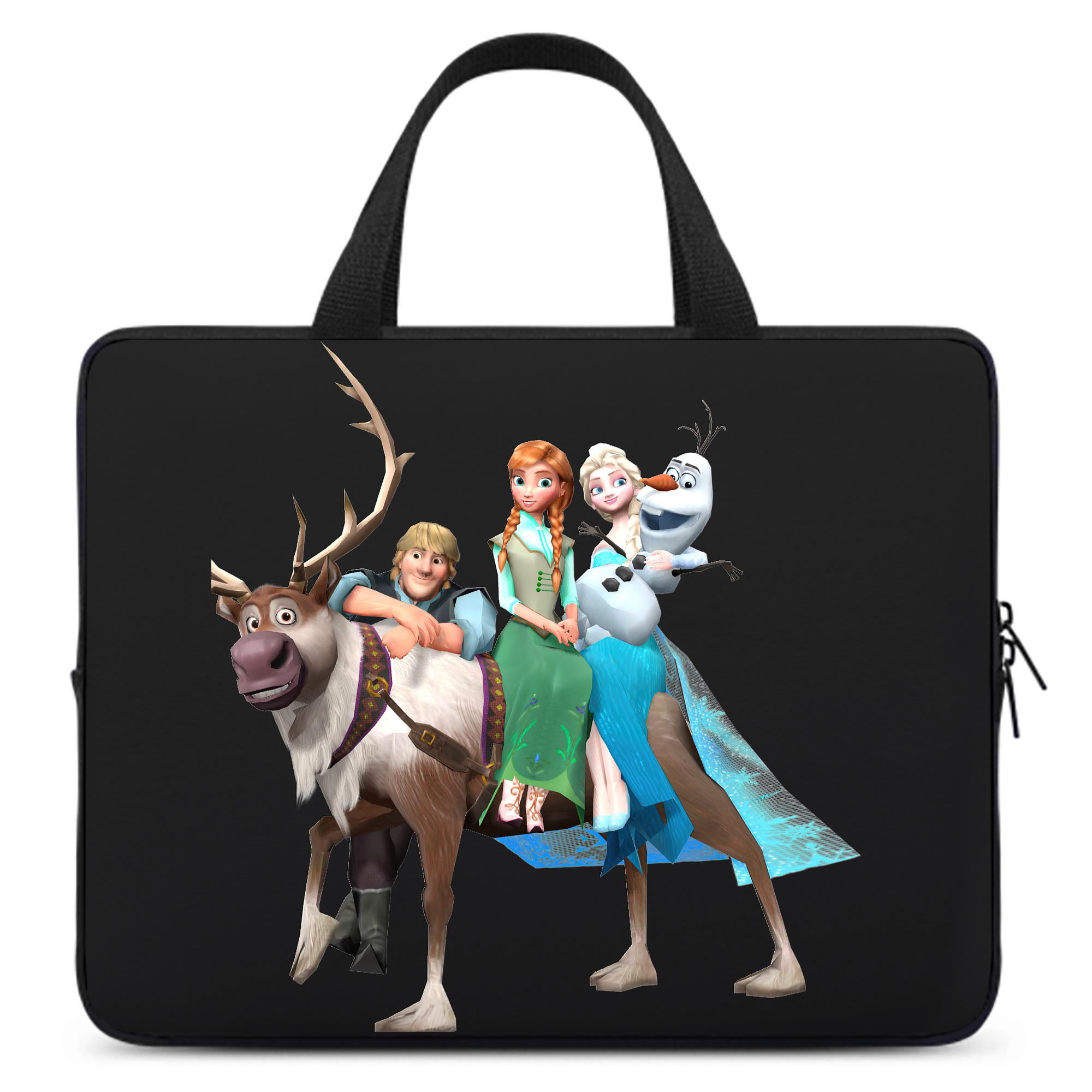 （画像用） アナと雪の女王 アンナ エルサ Frozen Anna Elsa 手提げノートパソコンバッグ