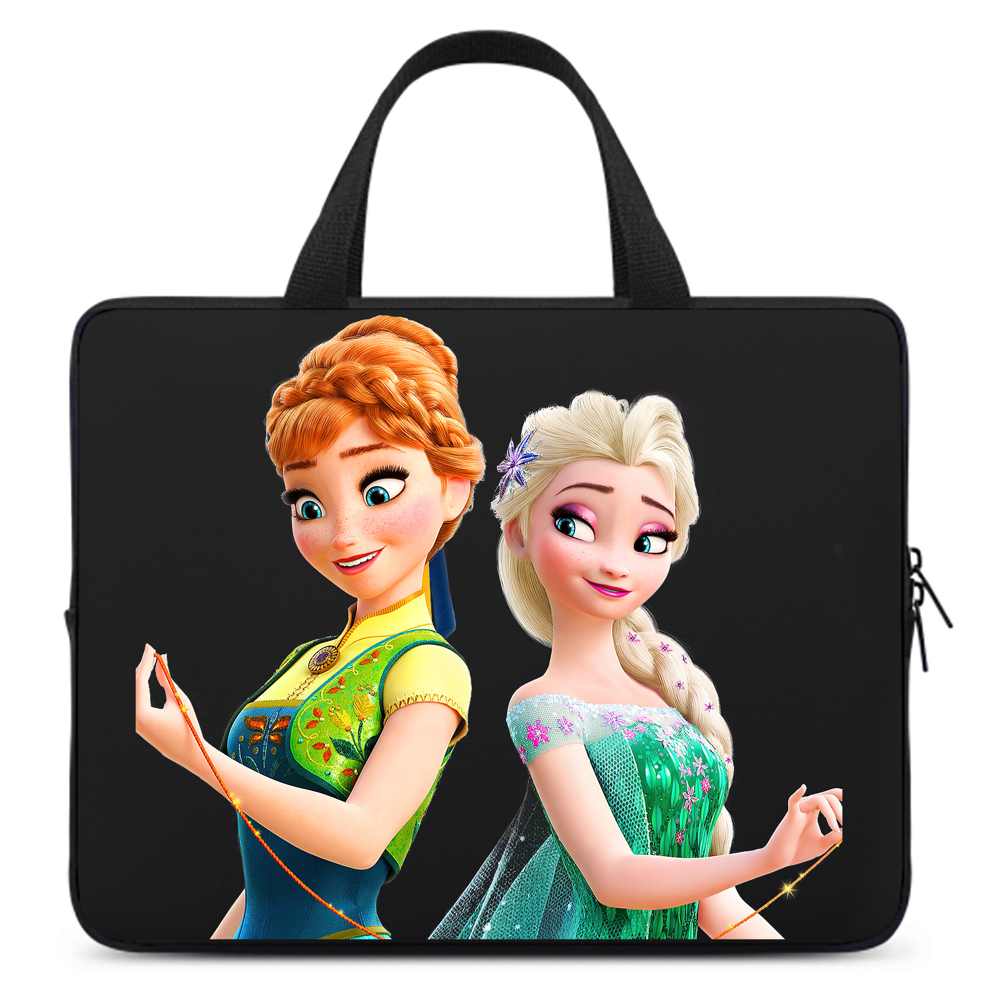（画像用） アナと雪の女王 アンナ エルサ Frozen Anna Elsa 手提げノートパソコンバッグ