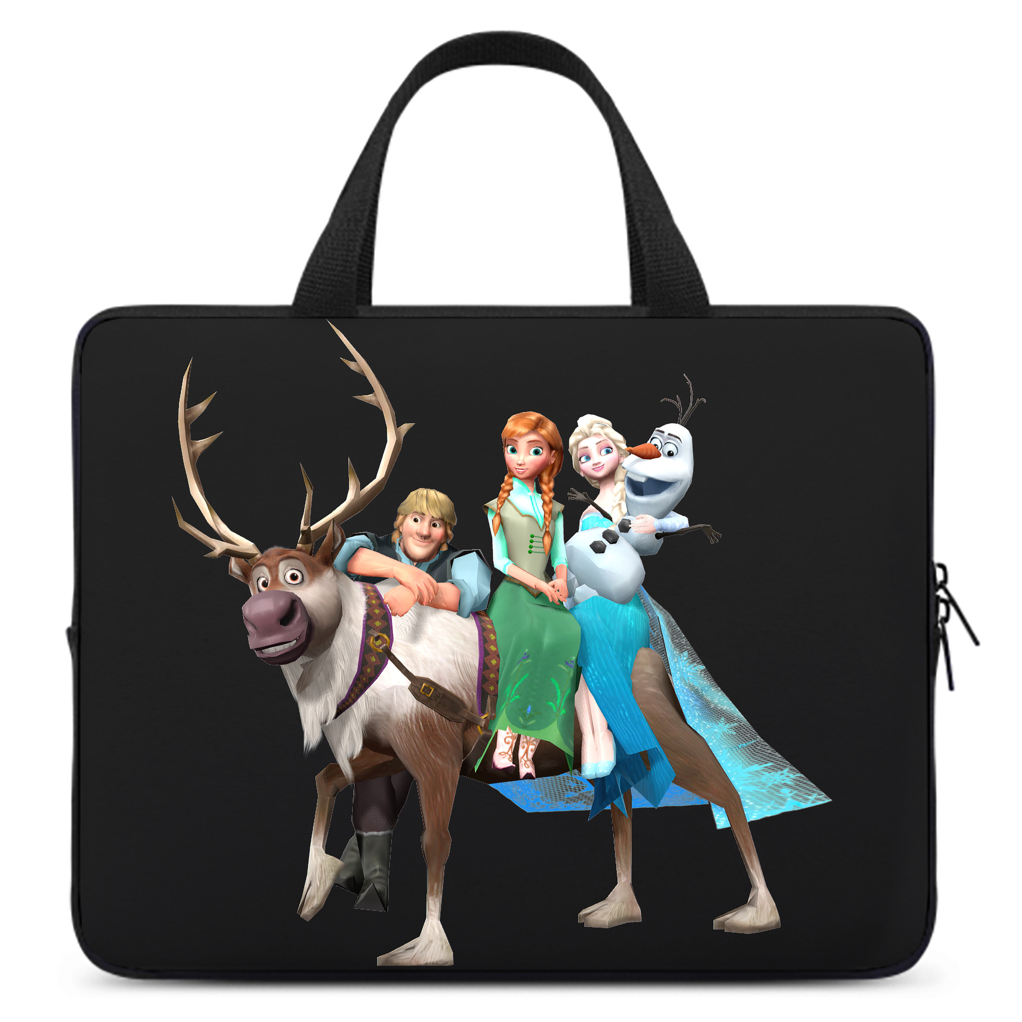 （画像用） アナと雪の女王 アンナ エルサ Frozen Anna Elsa 手提げノートパソコンバッグ