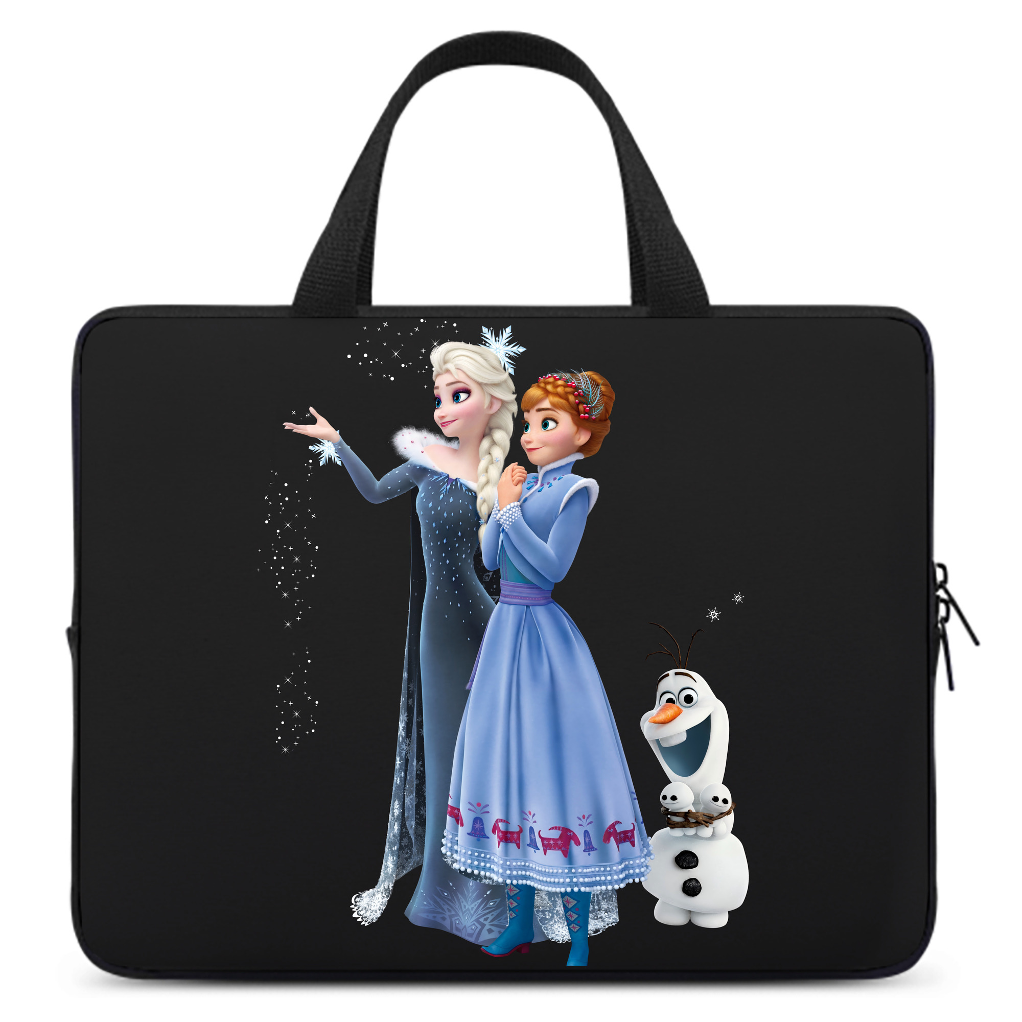 （画像用） アナと雪の女王 アンナ エルサ Frozen Anna Elsa 手提げノートパソコンバッグ