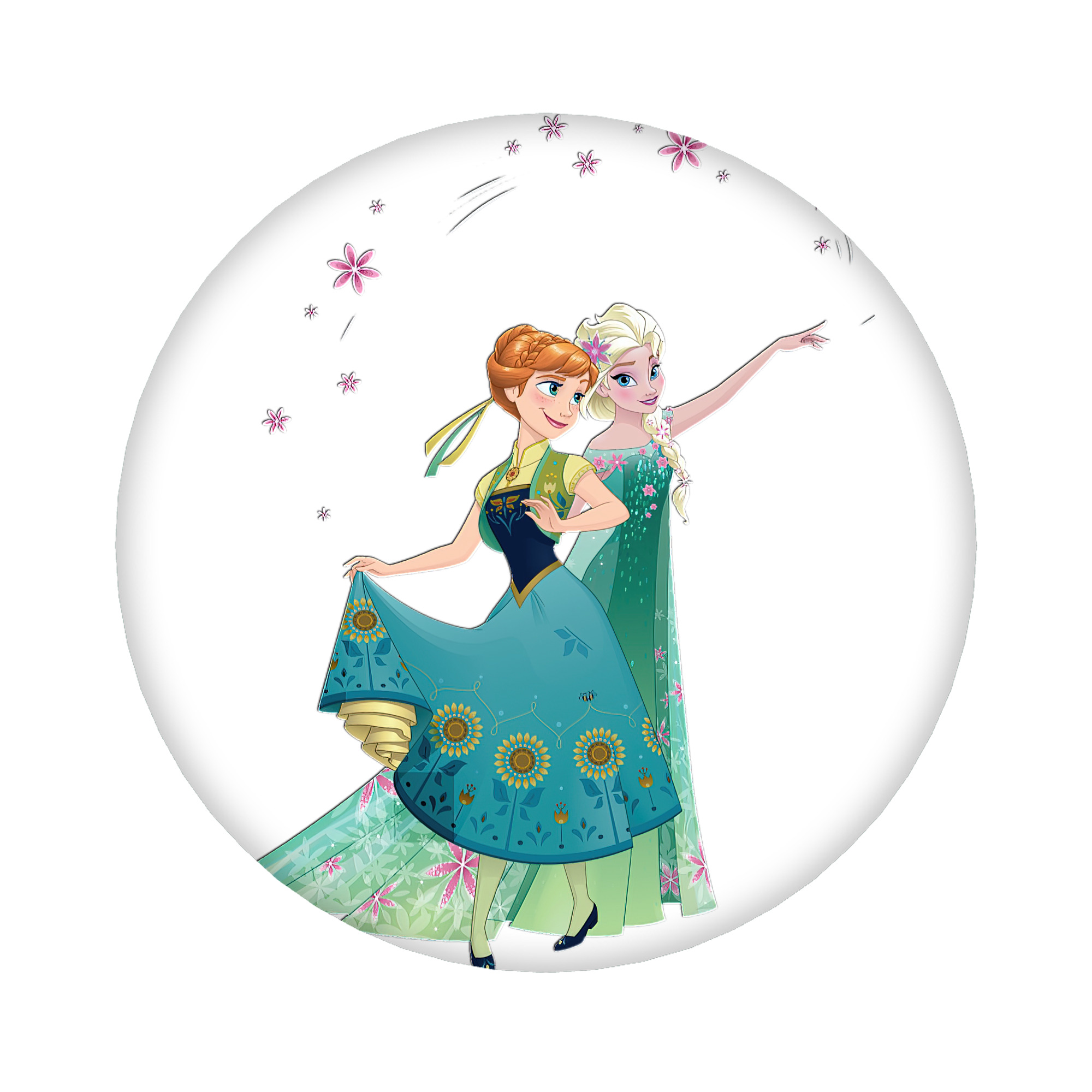 （画像用） アナと雪の女王 アンナ エルサ Frozen Anna Elsa 6cm 缶バッジ 複数セット